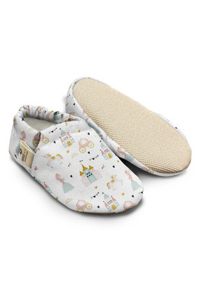 Kokopatik ,kaydırmaz Taban,organik Pamuklu Ev Kreş Patiği Küçük Prenses Organ...