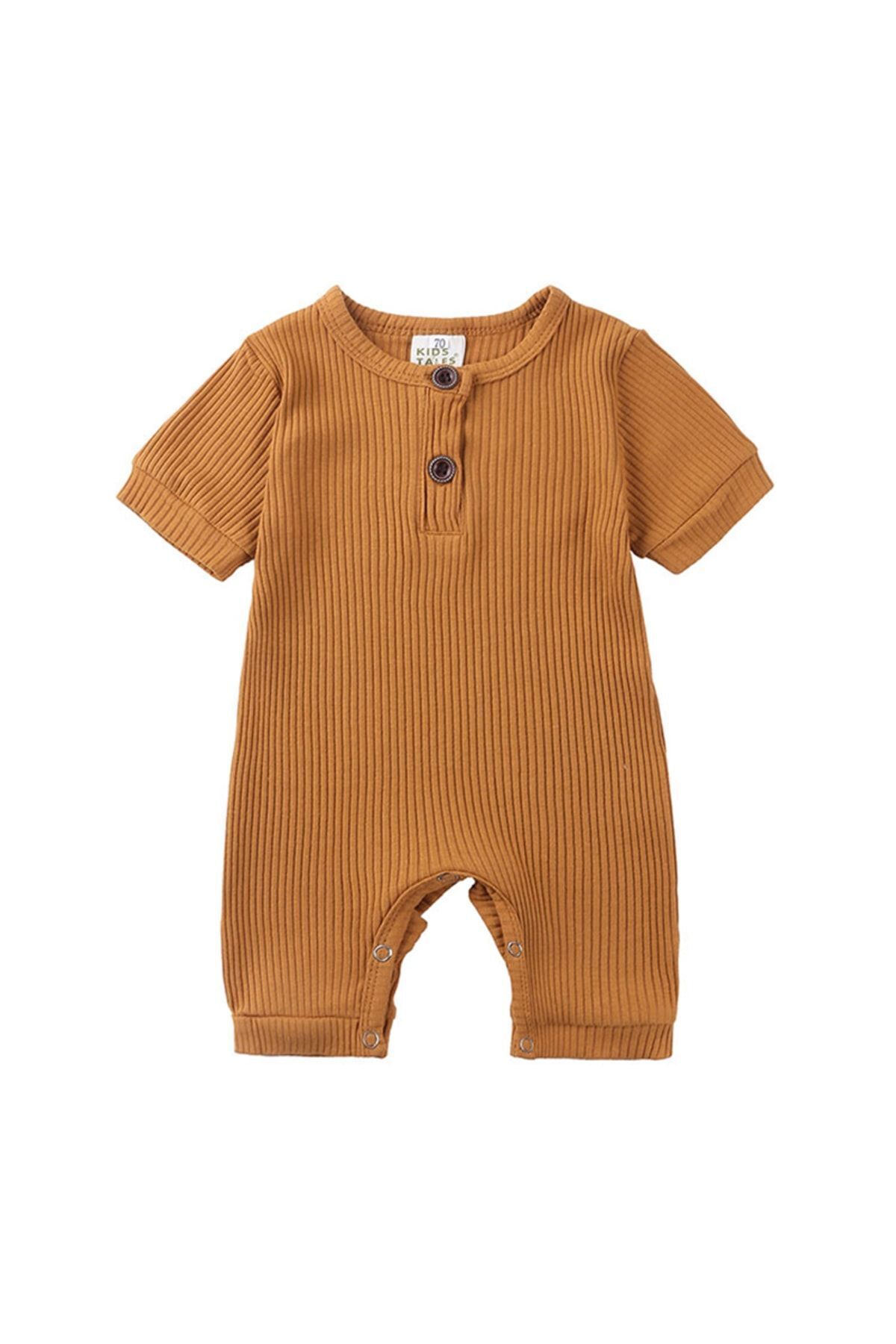 bebekpare Bebek Tulum Fitilli Unisex %100 Pamuk fotoğrafı 2 (önizleme)