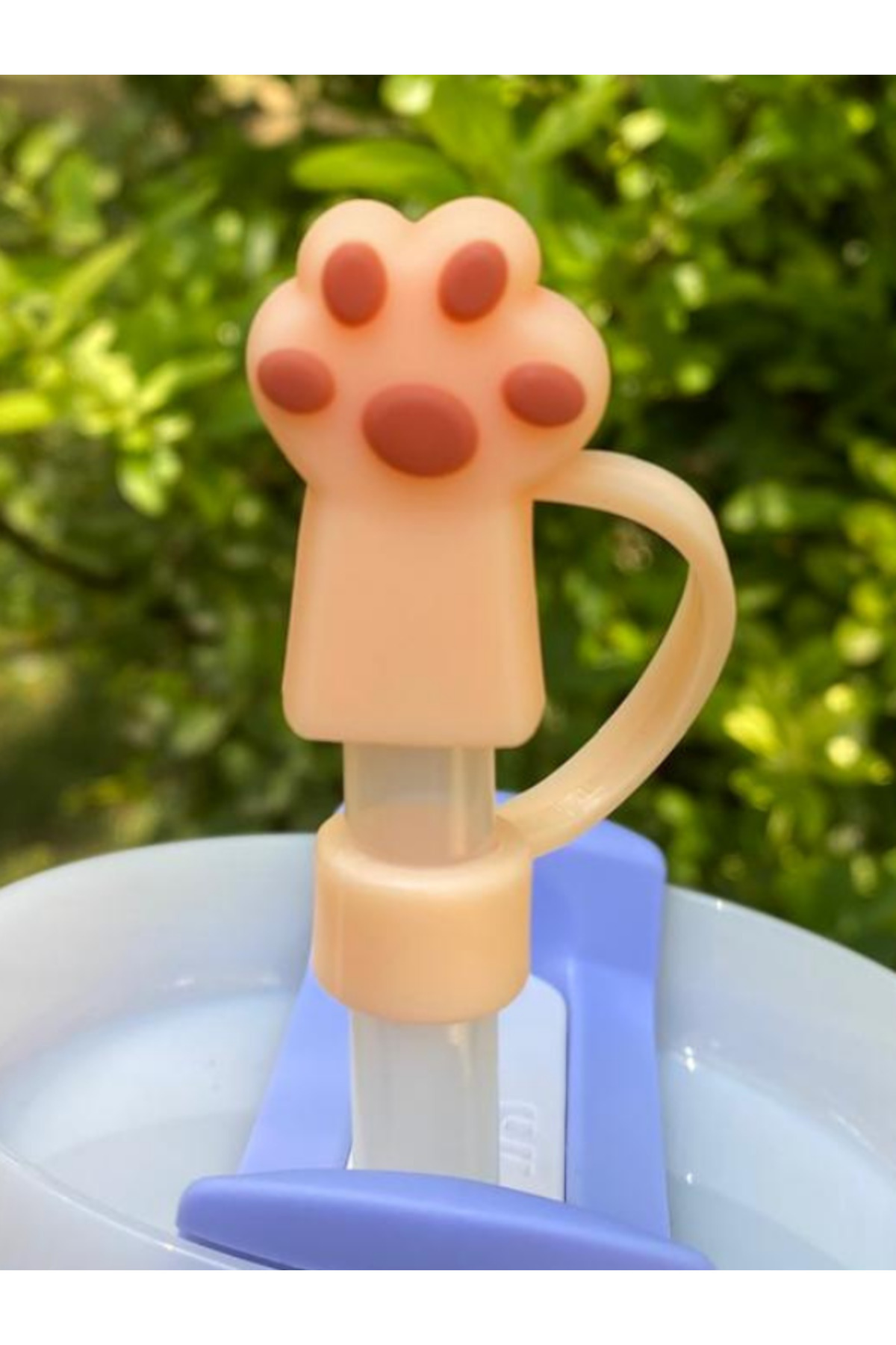 madamina 1 Adet 10 Mm Stnly Quencher Için Pipet Kapağı Toz Için Kapak Şekilli Pipet Başlığı Silikon kapak