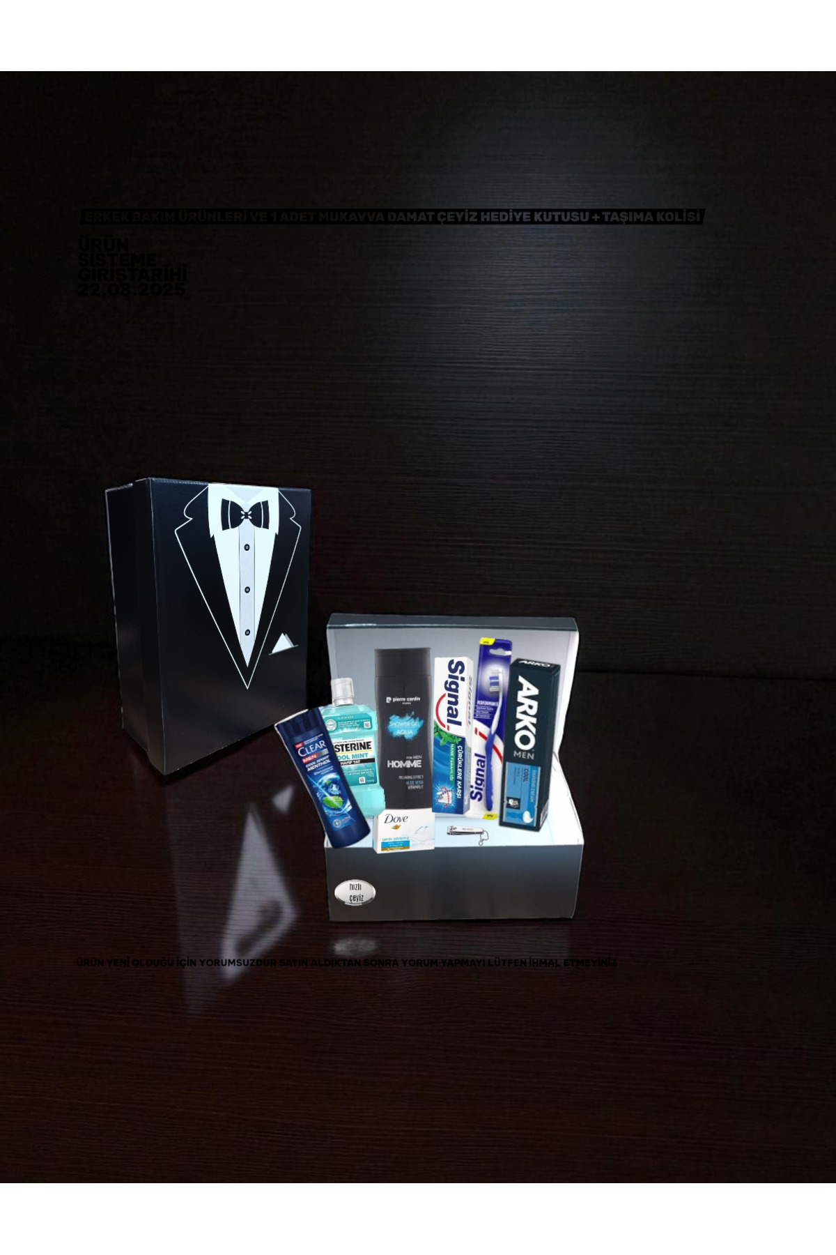 Damat Bohçası Çeyiz Kolisi Nişan Bohçası Mukavva Damat Çeyiz Sandığı Hediyeli — bohça set2
