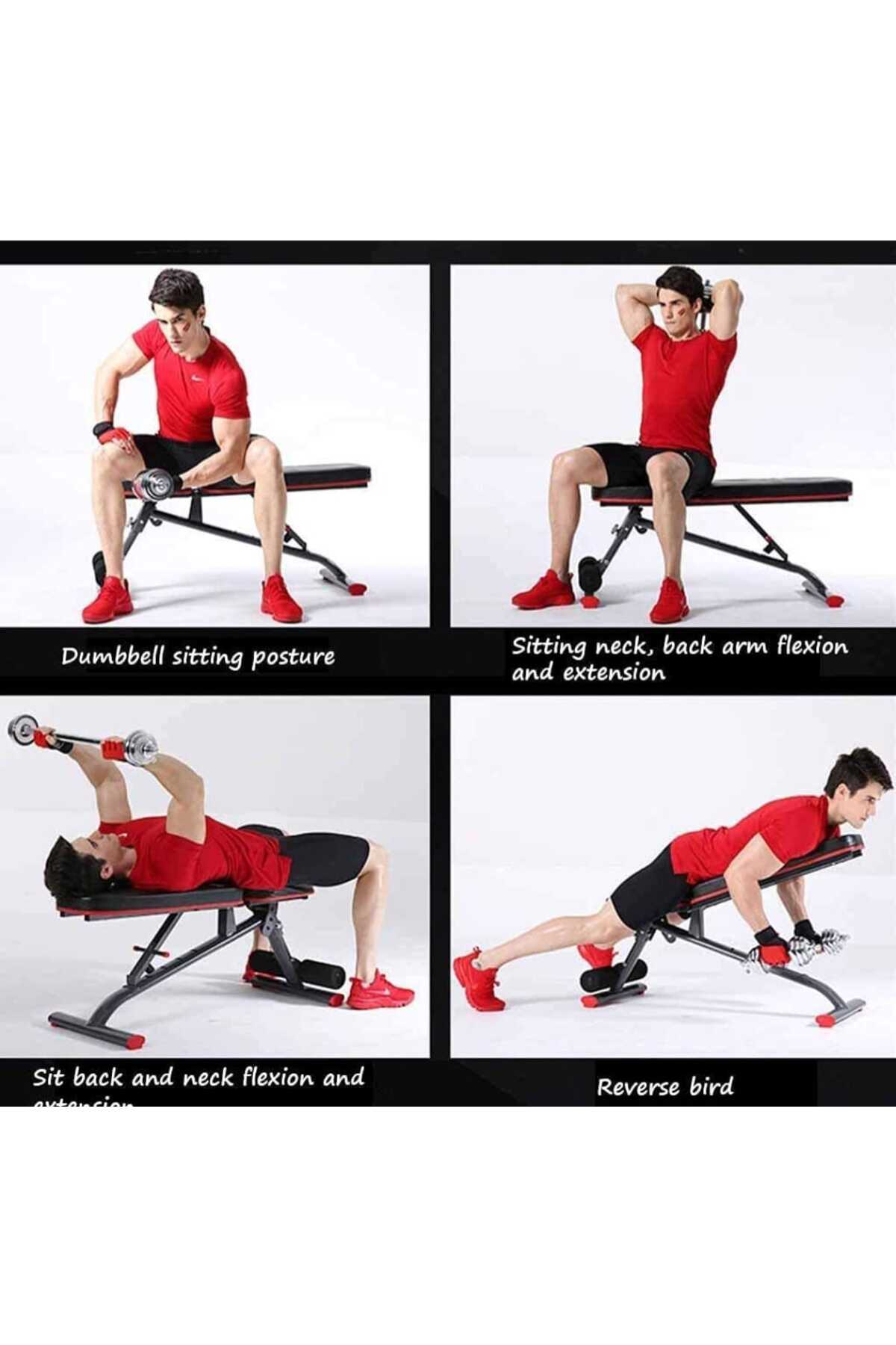 مقعد بنش للتمارين الرياضية قابل للضبط ومتعدد الوظائف 1201