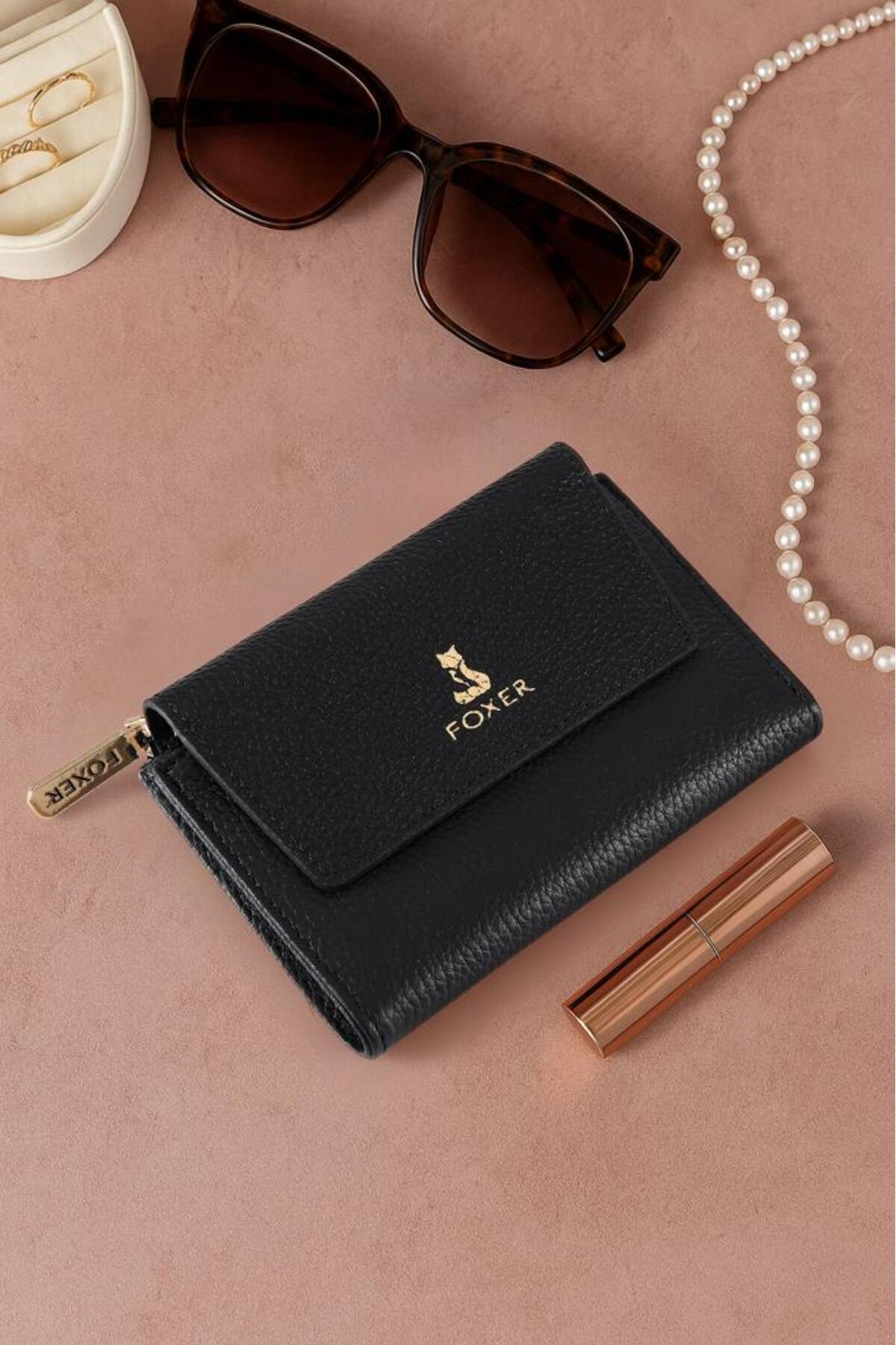 Sofia Genuine Leather Women's Card Holder and Wallet