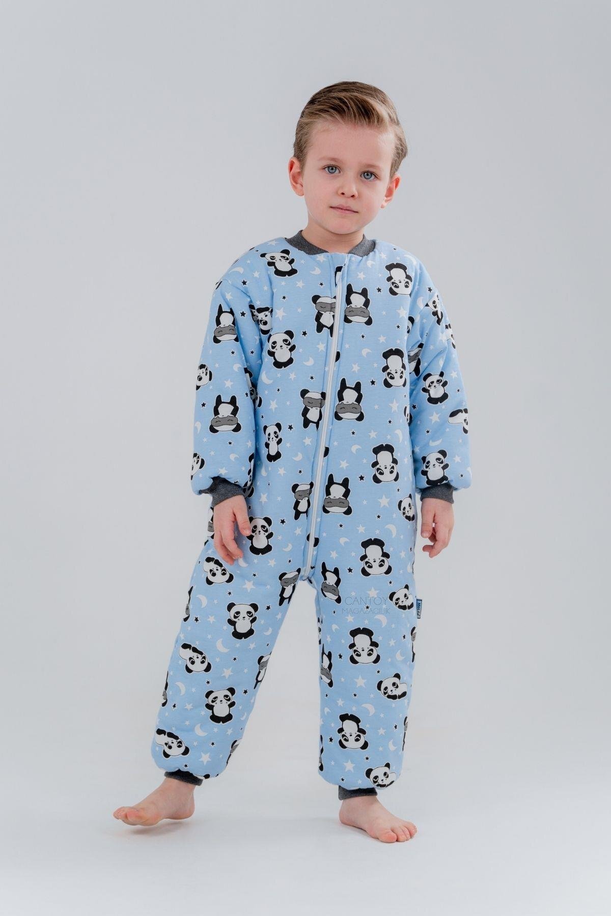 cantoy Erkek Bebek 2.5 Tog Desenli Uyku Tulumu 2 YAŞ fotoğrafı 4 (önizleme)