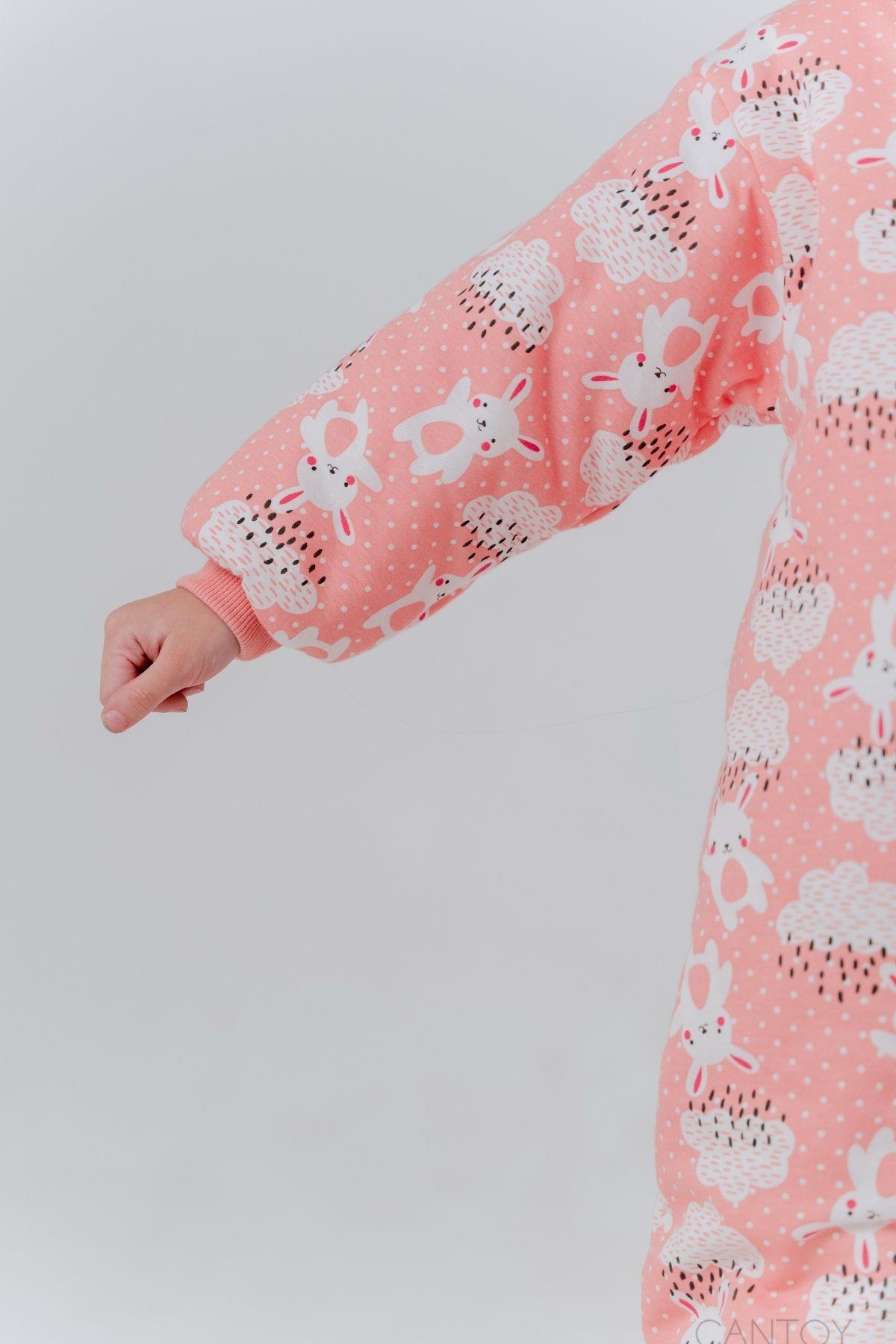 cantoy Kız Bebek 2.5 Tog Desenli Uyku Tulumu 2 YAŞ fotoğrafı 3 (önizleme)