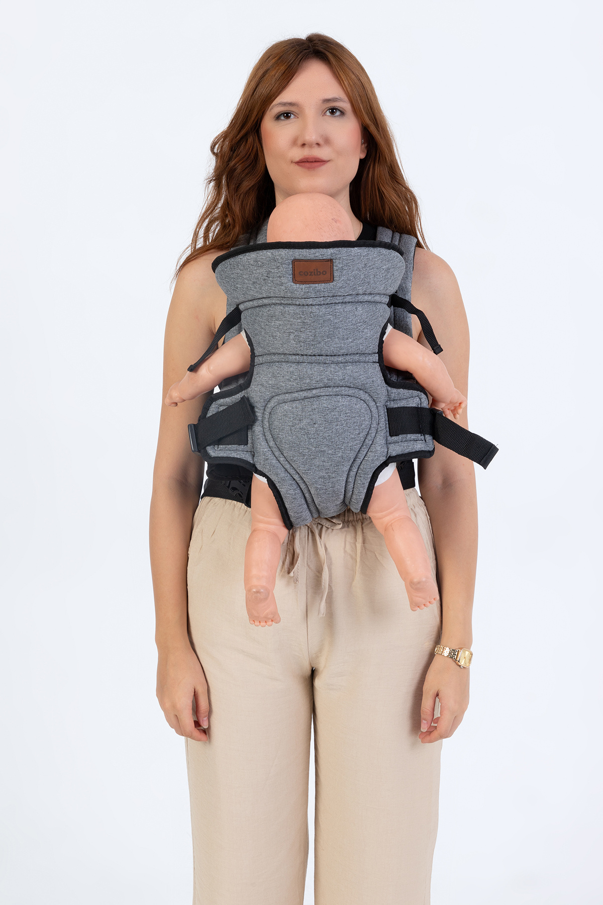 Cozibo Premium Lüks Bel Destekli Bebek Kanguru - Ergonomi, Kolay Kullanım ve Modern Tasarım fotoğrafı 2 (önizleme)