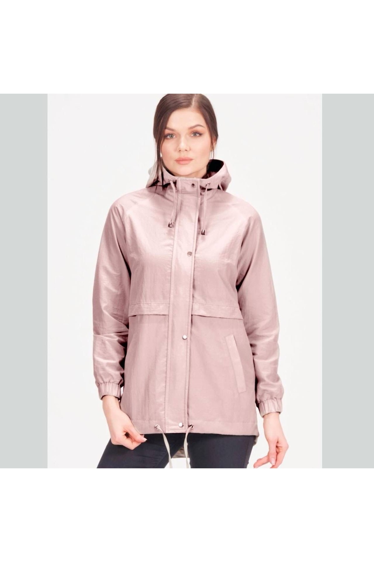 Cakars Giyim Kapüşonlu Mevsimlik Mont – Su İtici Kumaş