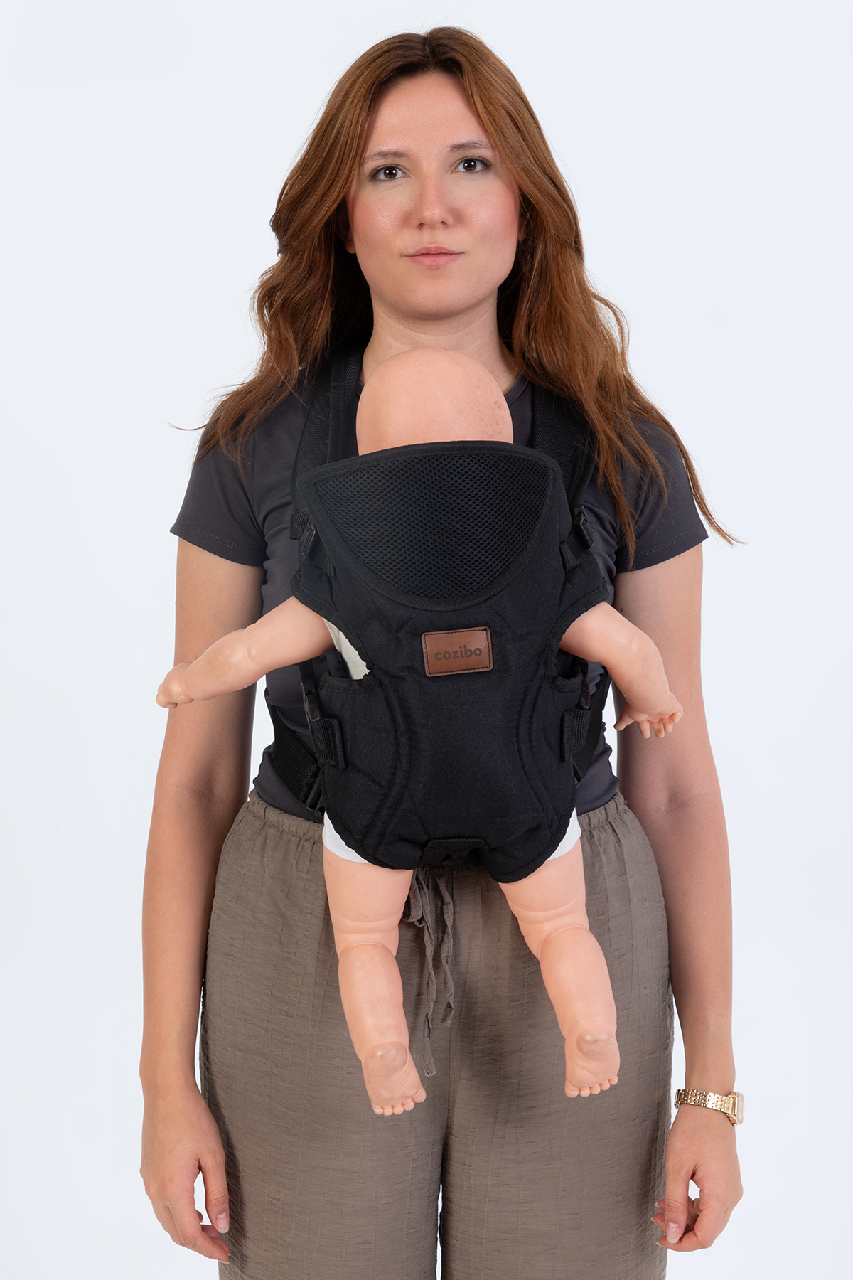 Cozibo Ekonomik Bebek Kanguru - Ergonomik Konfor, Kolay Kullanım ve Modern Tasarım fotoğrafı 2 (önizleme)