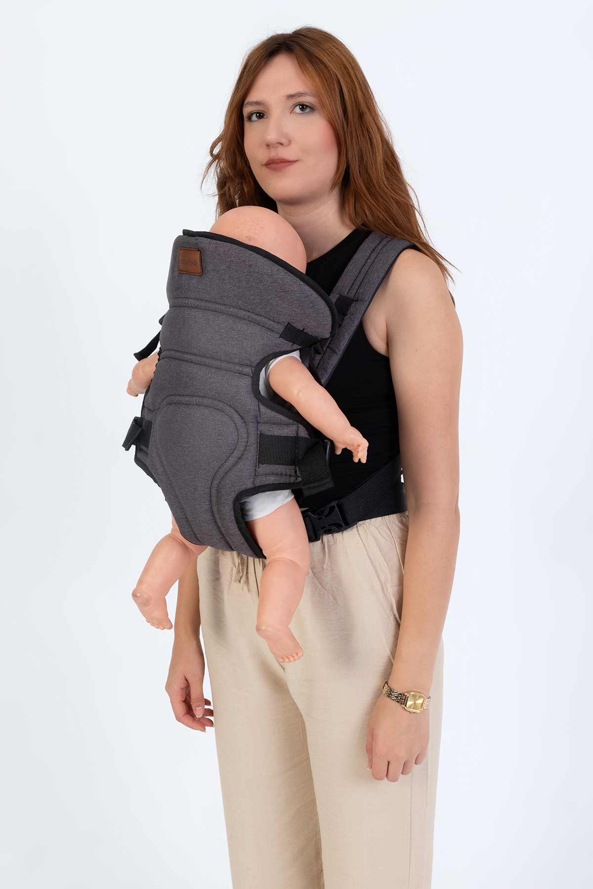 Cozibo Premium Lüks Bel Destekli Bebek Kanguru - Ergonomi, Kolay Kullanım ve Modern Tasarım fotoğrafı 4 (önizleme)