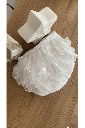 Honeybeeatelier ELBİSE ALTI MÜSLİN DANTELLİ KÜLOT