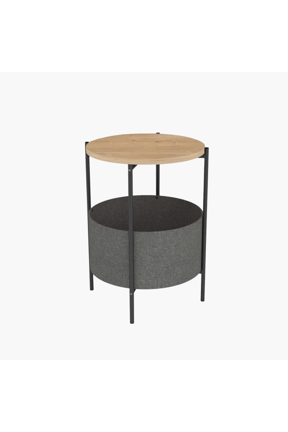 Home Box-Modulix Asma Round End Table with Detachable Table Top and Bag 2