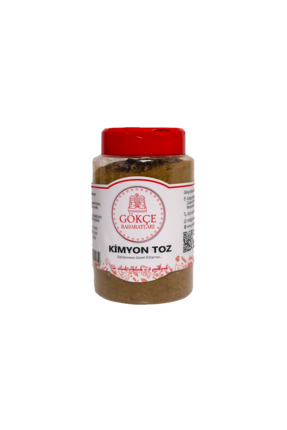 GÖKÇE BAHARATLARII KİMYON TOZ 250 gr GÖKÇE BAHARATLARI çift taraflı kapak
