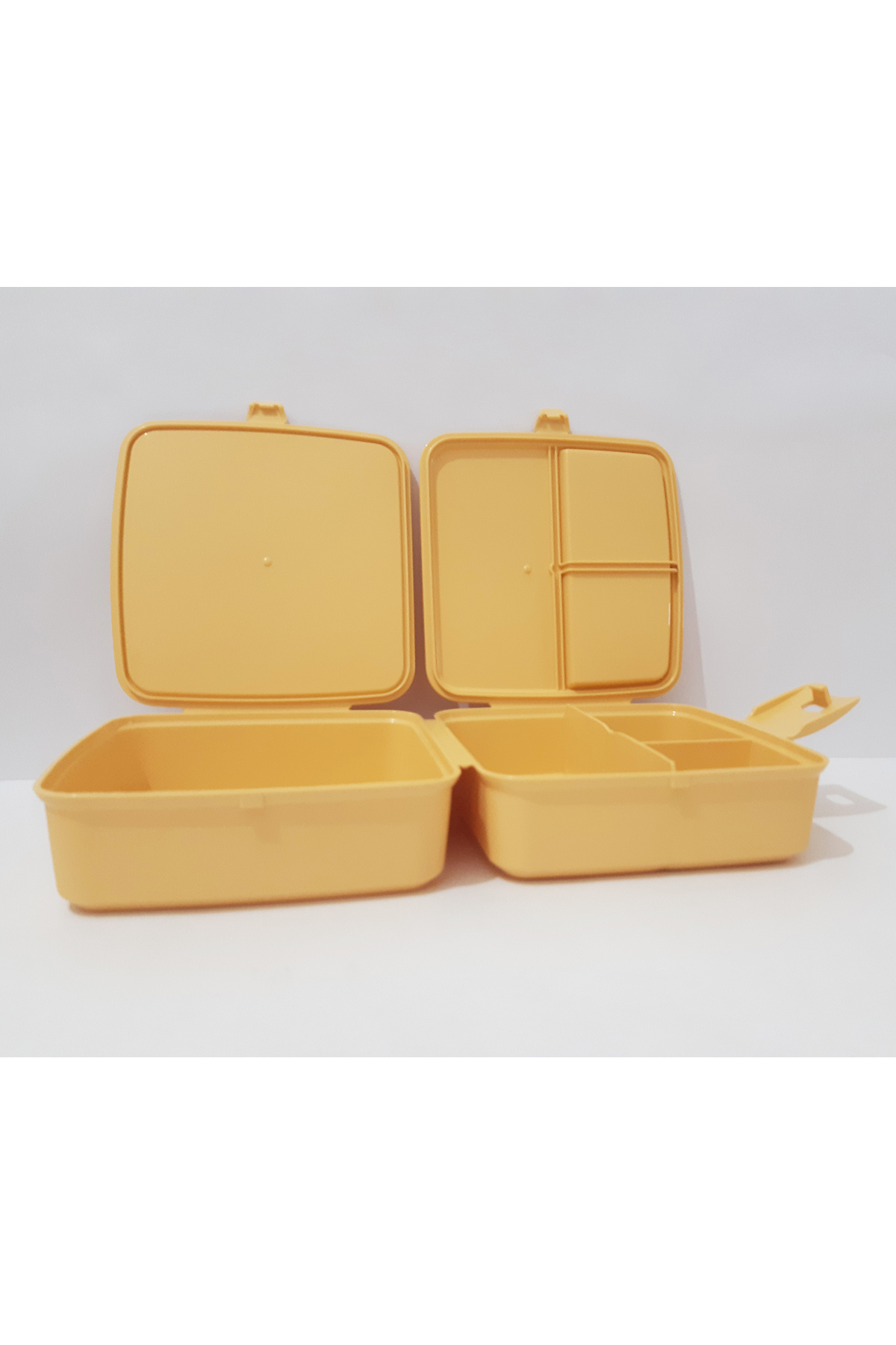 renkli çiçekler-Lunch Box 13X13X9 cm Patterned Lunch Box Food Storage Container for School 6