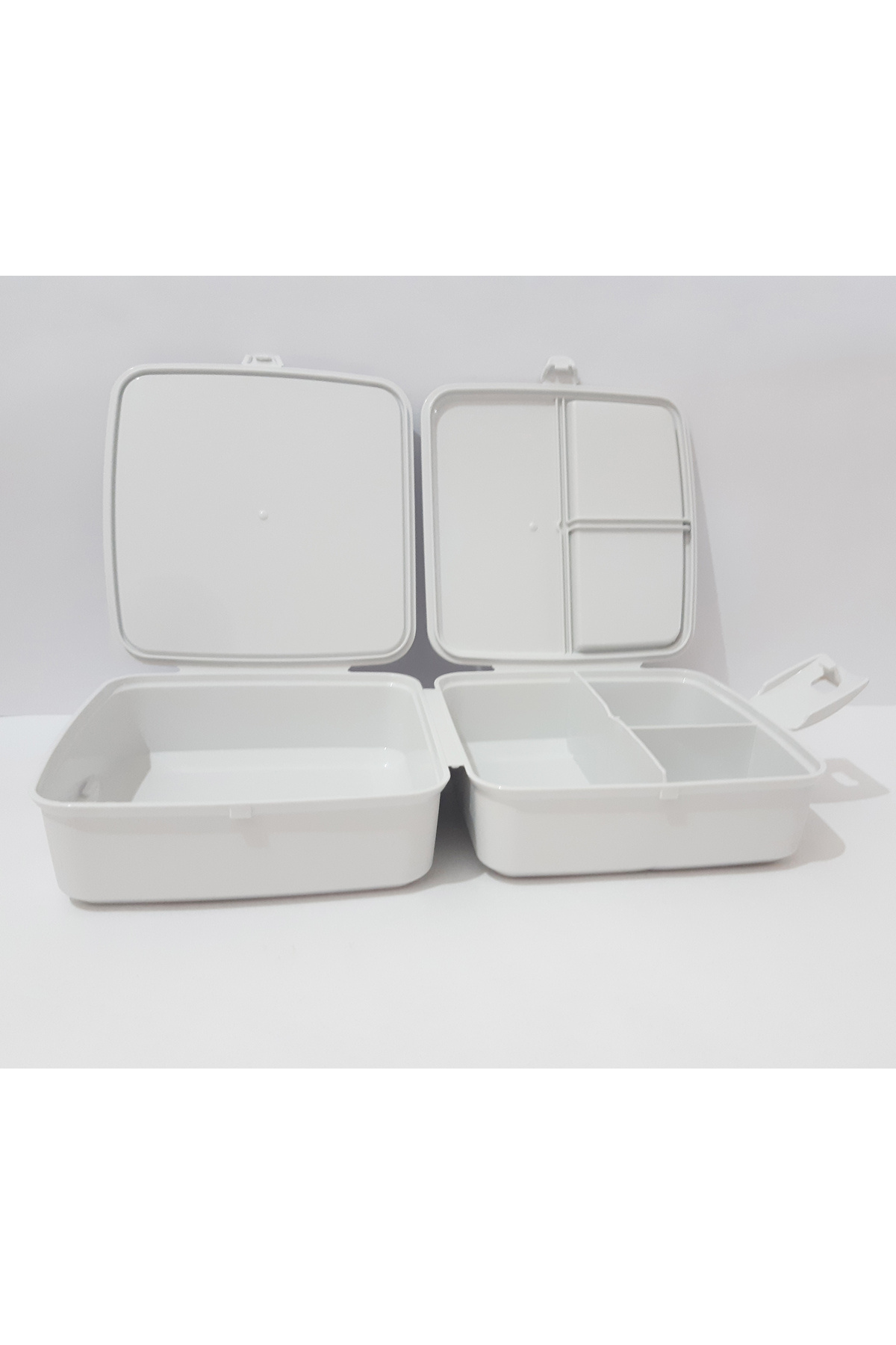 renkli çiçekler-Lunch Box 13X13X9 cm Patterned Lunch Box Food Storage Container for School 6
