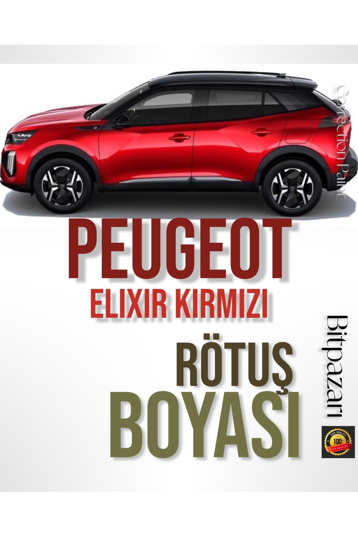 izmir Bitpazarı Peugeot 308/e308 Elixir Kırmızı EVH - Profesyonel Çizik Ve Taş izi Giderici Rötuş Boyası 20ml.