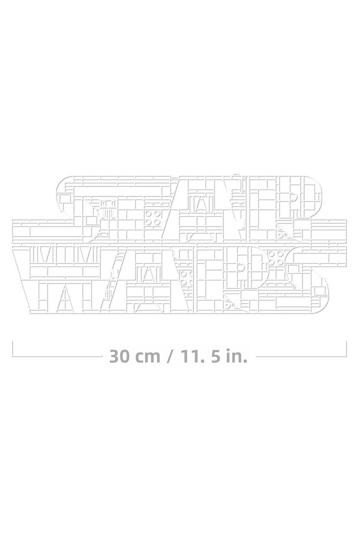 LEGO-®   Star Wars Logo Made with Parts 75407 - 18+ Decorative Model Building Kit (700 Pieces) 4