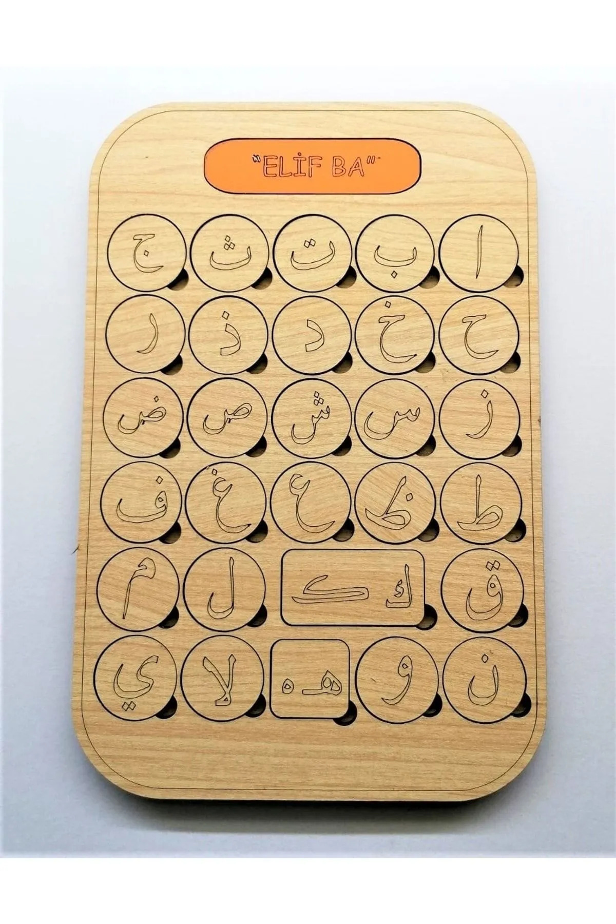 WoodStory Ahşap Elifba Öğreniyorum, Puzzle, Bul Tak Montessori fotoğrafı 7 (önizleme)