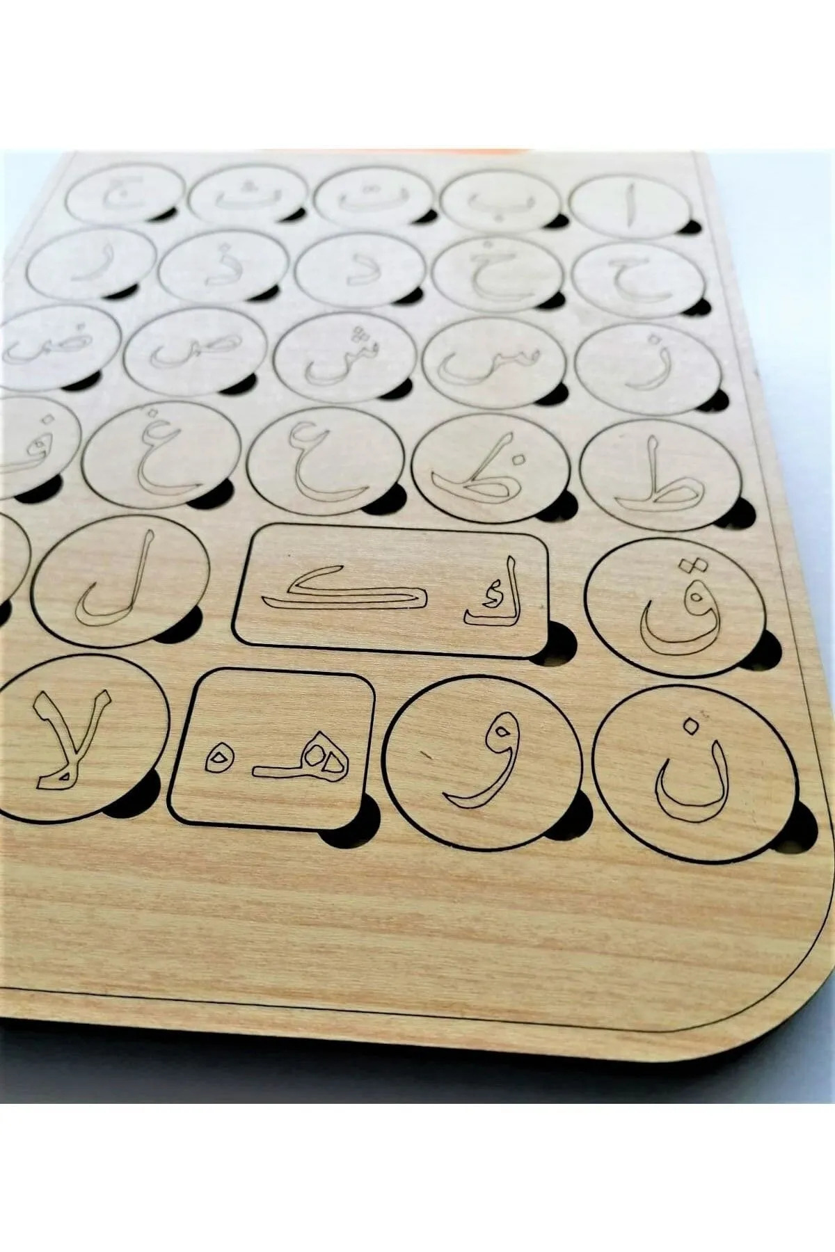 WoodStory Ahşap Elifba Öğreniyorum, Puzzle, Bul Tak Montessori fotoğrafı 6 (önizleme)