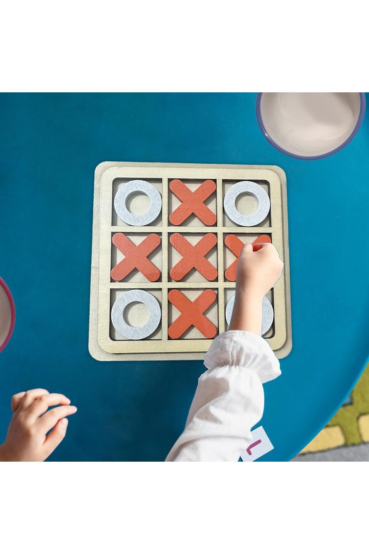 WoodStory Ahşap OX Oyunu Eğitici Montessori Zeka Oyunu Tic-Tac-Toe Oyunu Çocuklar İçin Eğlenceli Oyunlar fotoğrafı 2 (önizleme)