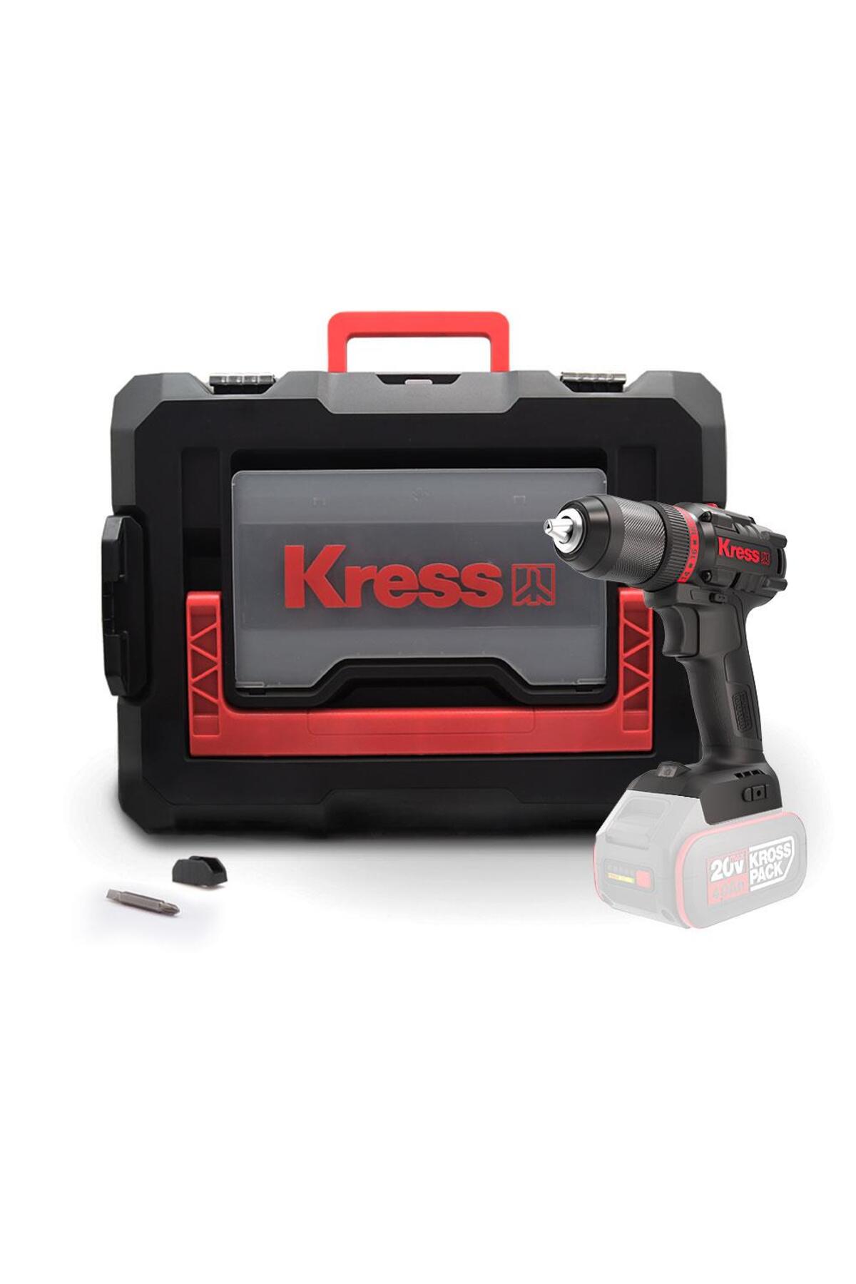 Kress KUA71.91 20Volt Kömürsüz Profesyonel Şarjlı Matkap (Akü