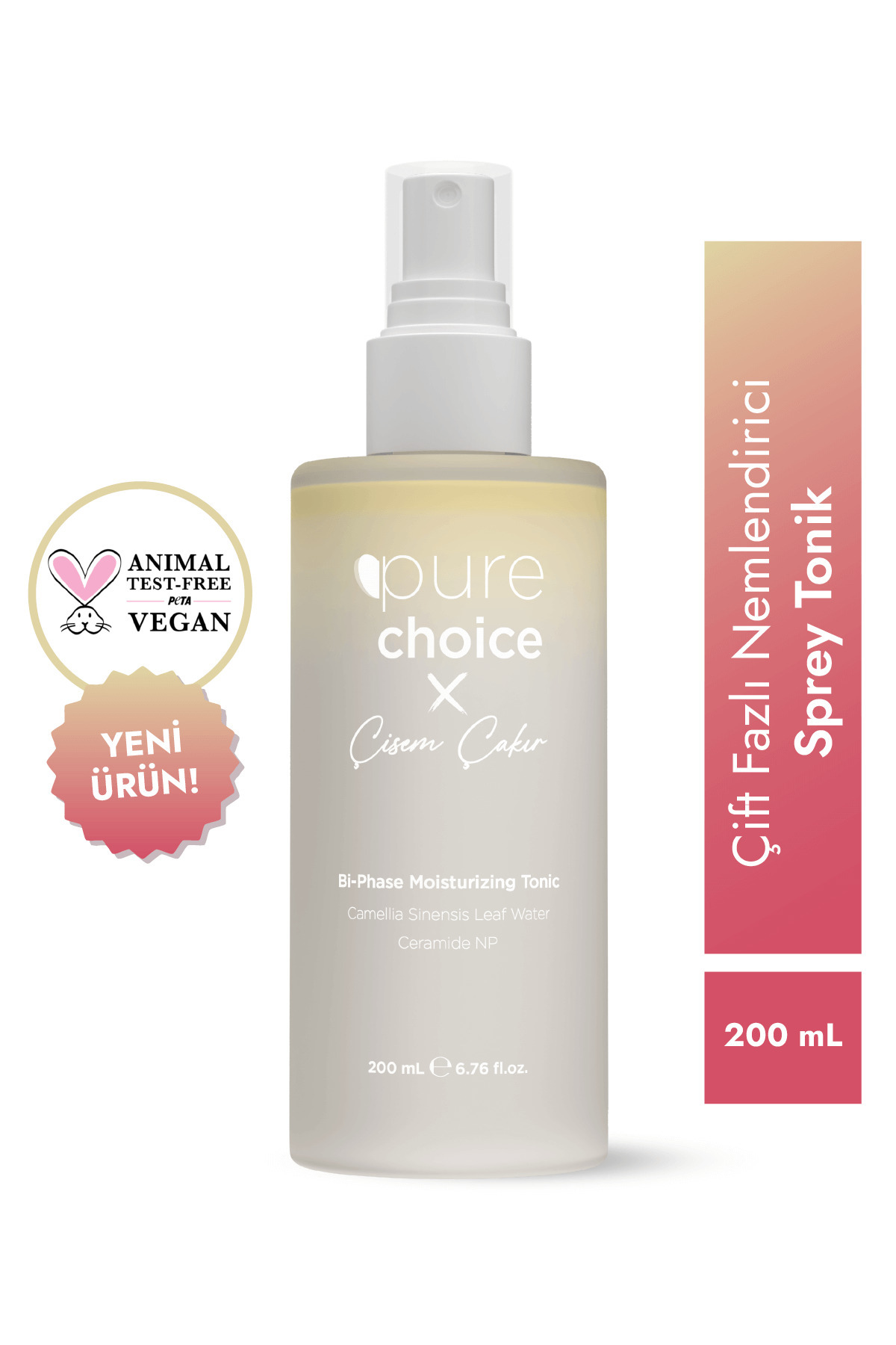 Pure Choice Çift Fazlı Nemlendirici Sprey Tonik, 200ml