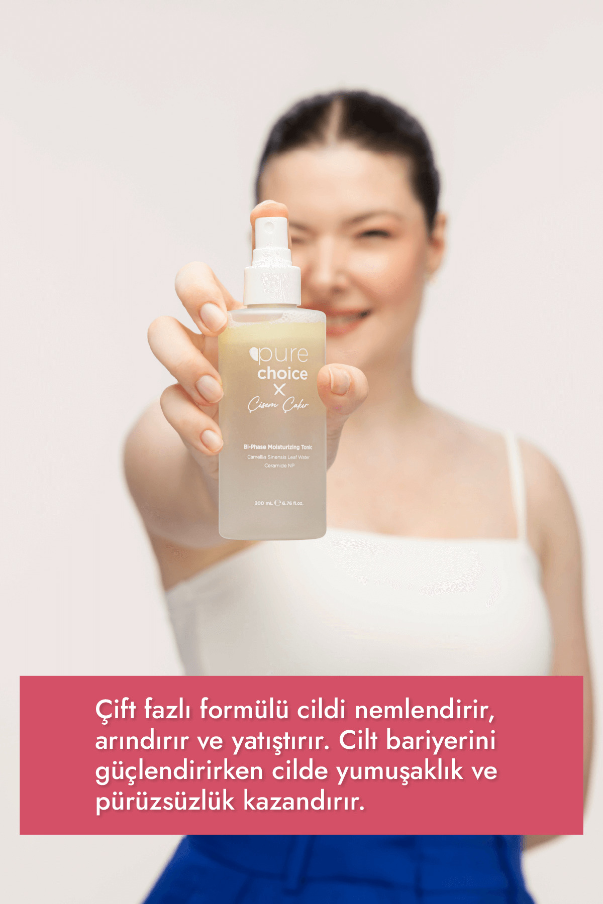 X Çisem Çakır Çift Fazlı Nemlendirici Sprey Tonik 200 ml — PC - 100465 — تصویر 2 از 5