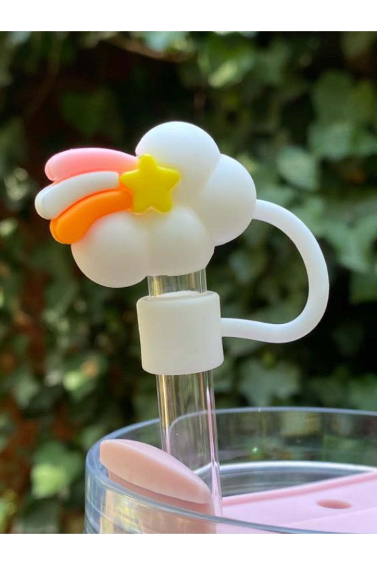 madamina 1 Adet 10 Mm Stnly Quencher Için Pipet Kapağı Toz Için Kapak Şekilli Pipet Başlığı Silikon kapak