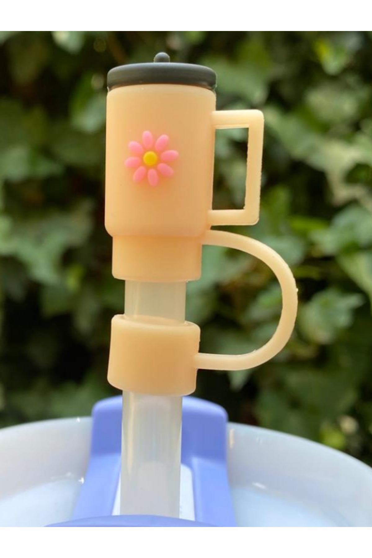 madamina 1 Adet 10 Mm Stnly Quencher Için Pipet Kapağı Toz Için Kapak Şekilli Pipet Başlığı Silikon kapak