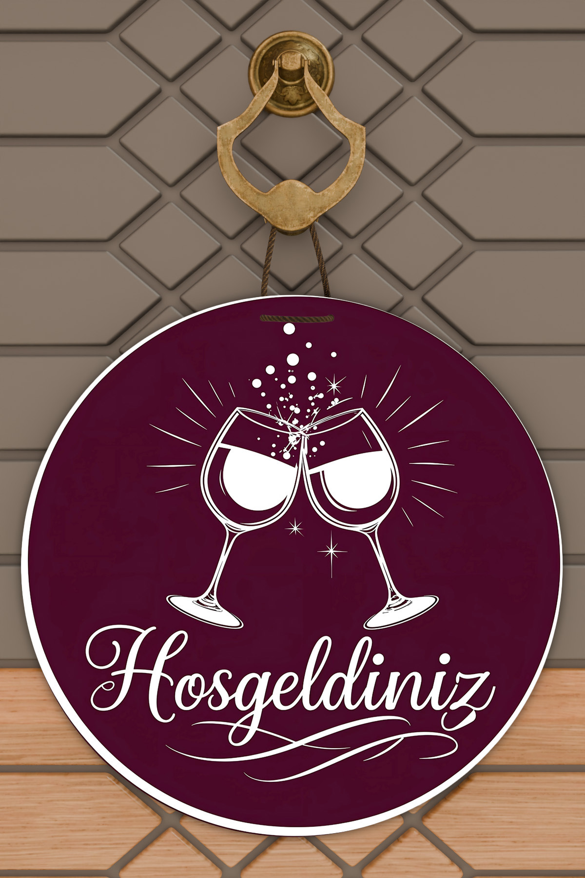 Glass of Red White Wine