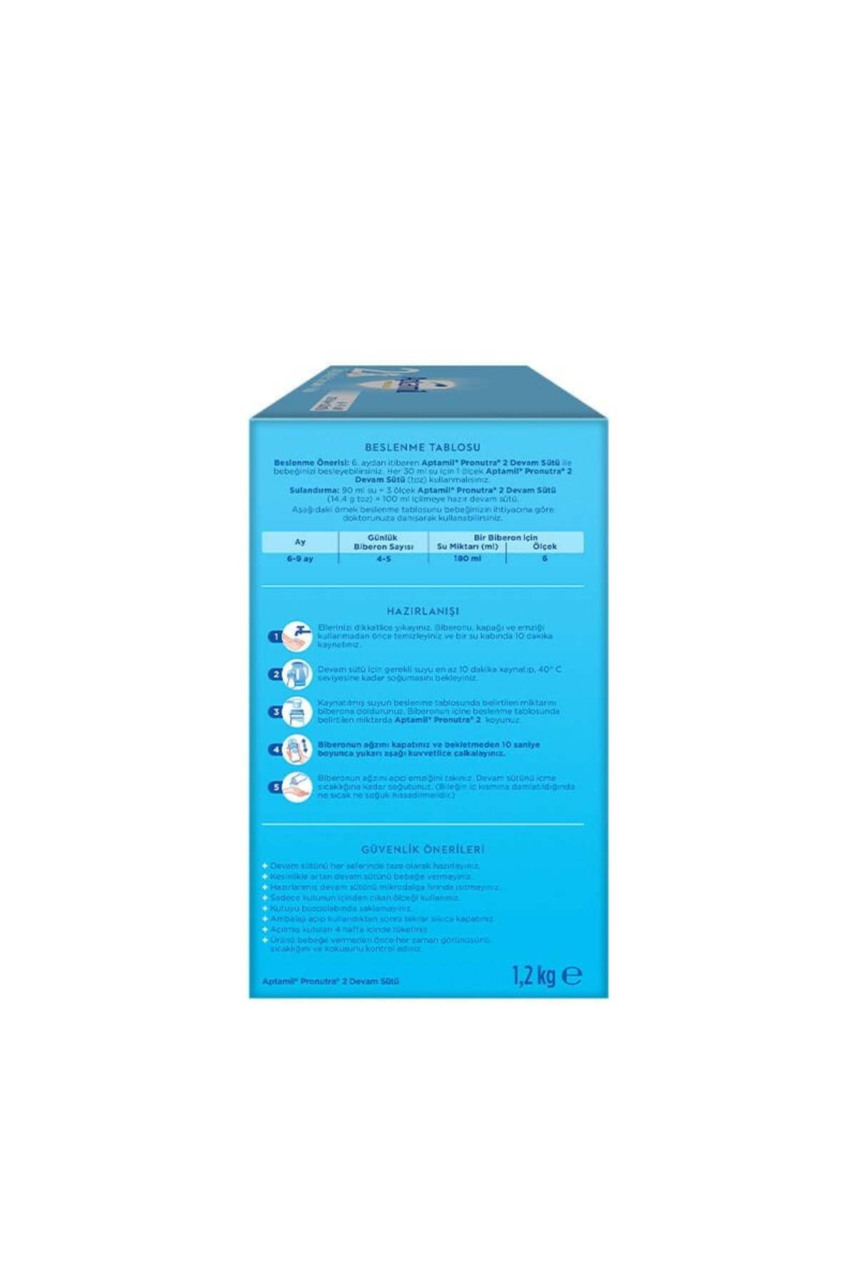 Aptamil Devam Sütü Maması No2 6-9 Ay 1200 Gr fotoğrafı 4 (önizleme)