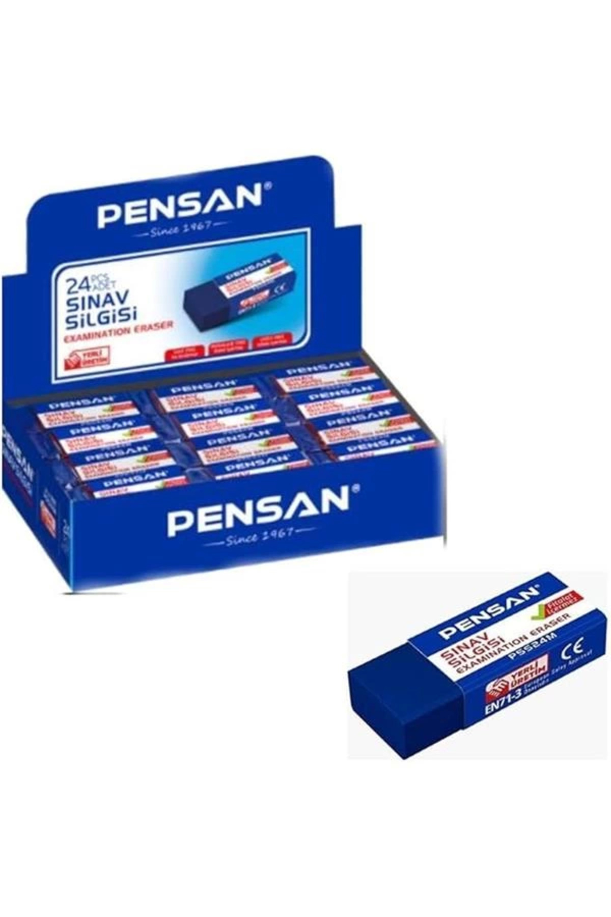 AyrStore Pss-24 M-Sınav Silgisi (24 Lü) - PE99909SSMAVİ