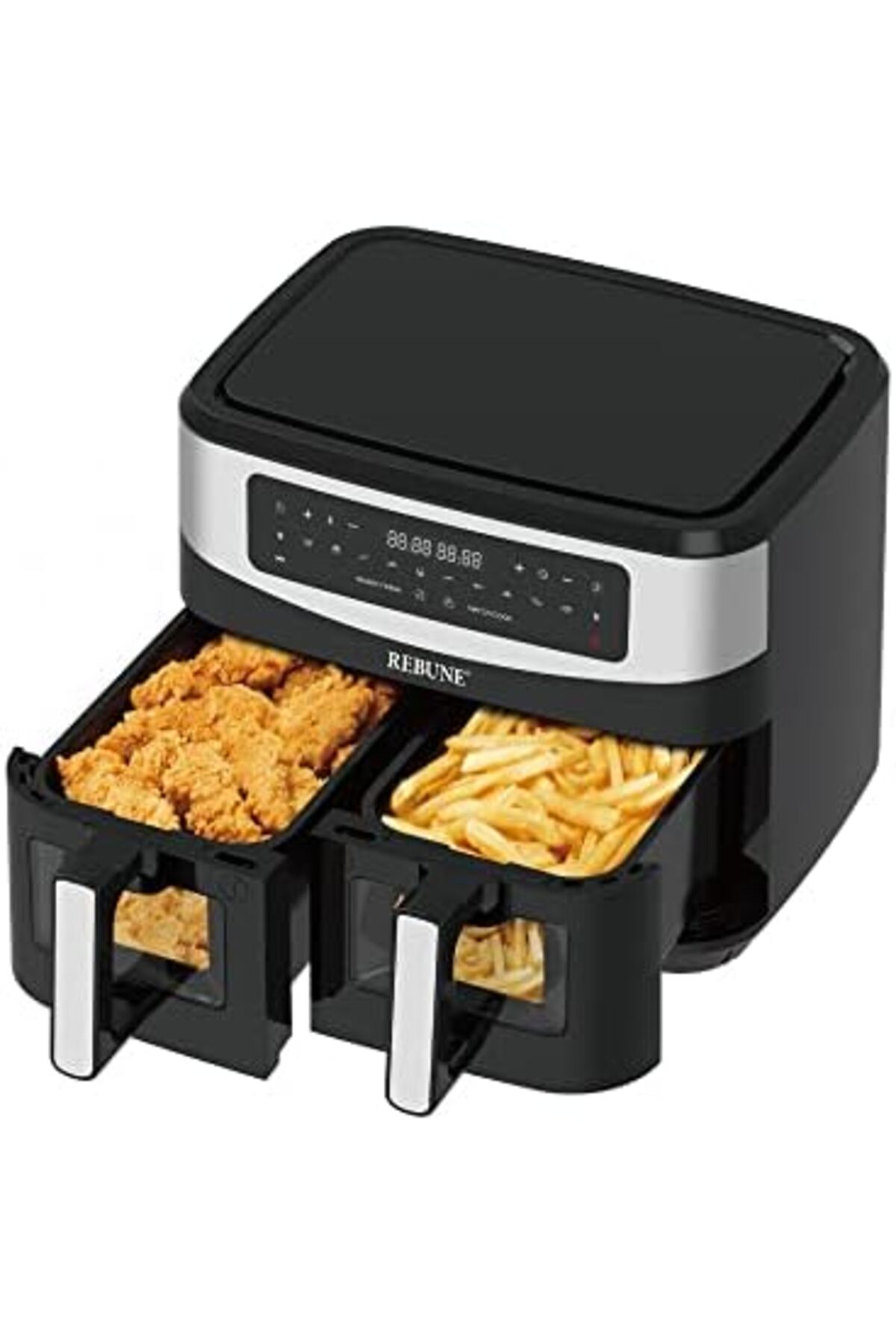 مقلاة هوائية للطهي الصحي بدون زيوت، RE-11-041، أسود