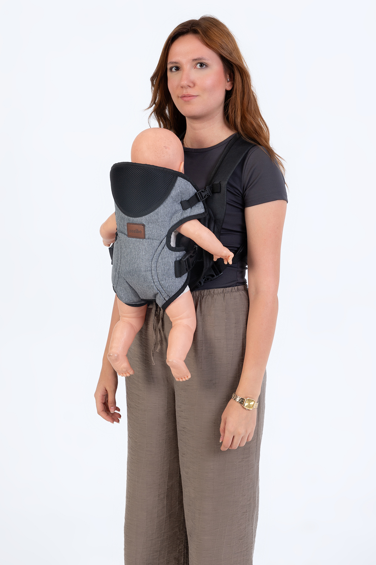 Cozibo Ekonomik Bebek Kanguru - Ergonomik Konfor, Kolay Kullanım ve Modern Tasarım fotoğrafı 4 (önizleme)