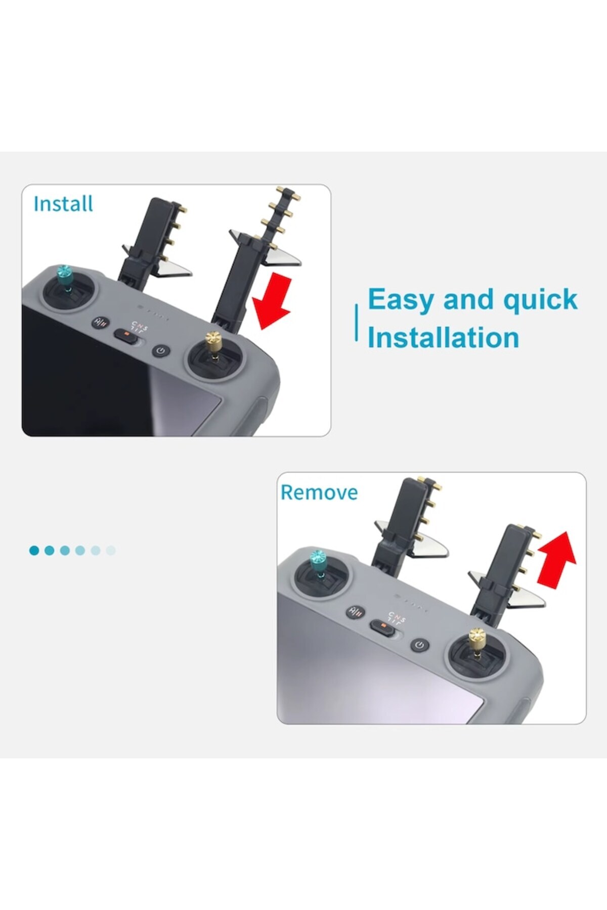 UnderShop-Drone Remote Control Signal Amplifier, Compatible with DJI RC 2 and RC Pro 3