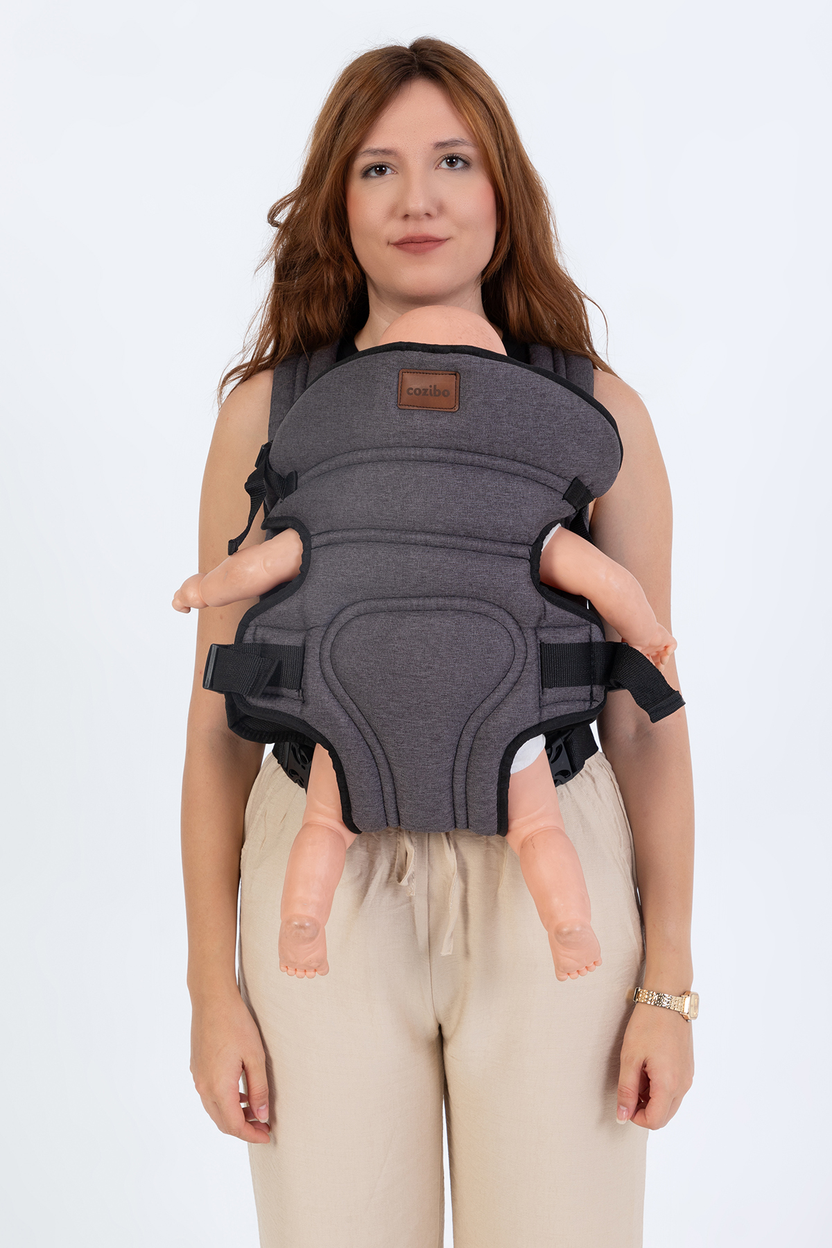 Cozibo Premium Lüks Bel Destekli Bebek Kanguru - Ergonomi, Kolay Kullanım ve Modern Tasarım fotoğrafı 2 (önizleme)