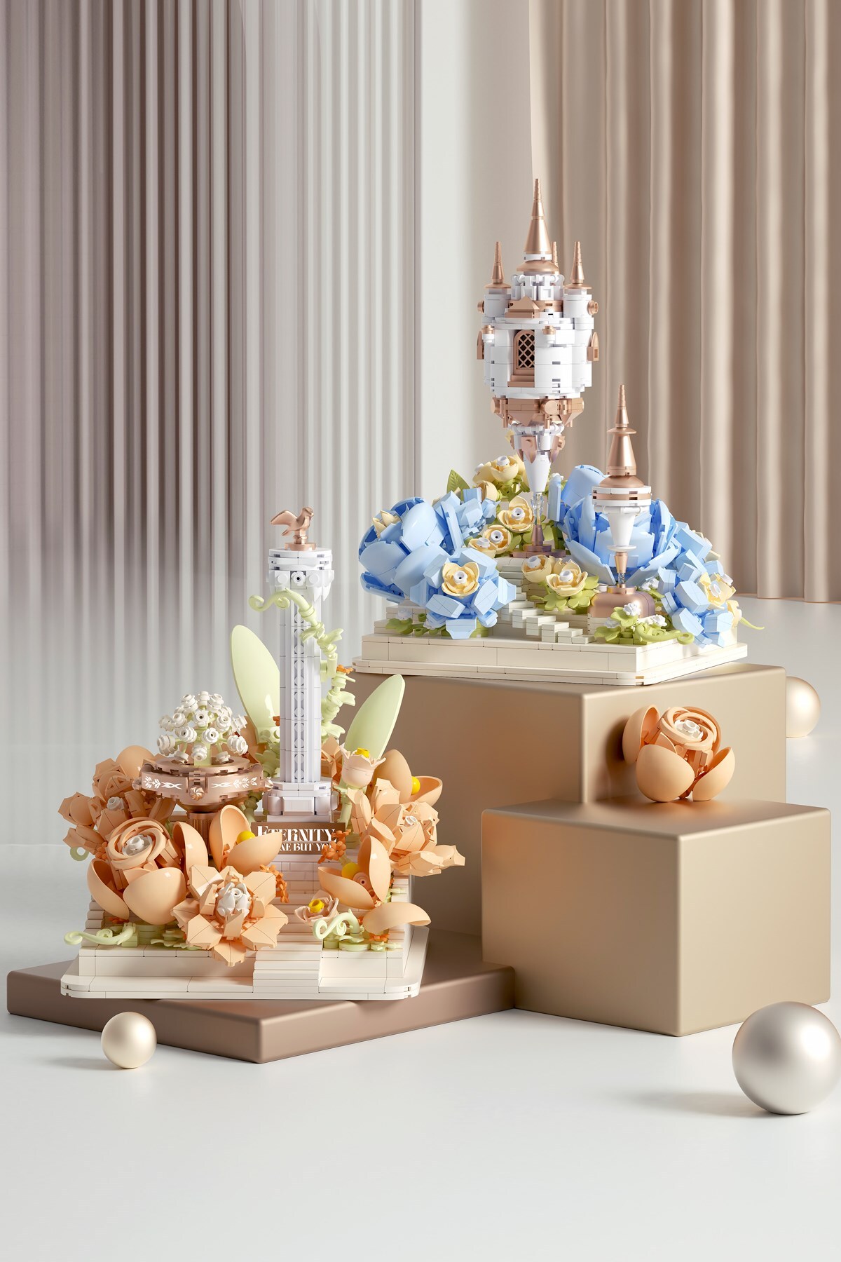 ست بلوک‌های ساختنی مجموعه «عشق در شب پرستاره» – ۱۰۳۹ قطعه