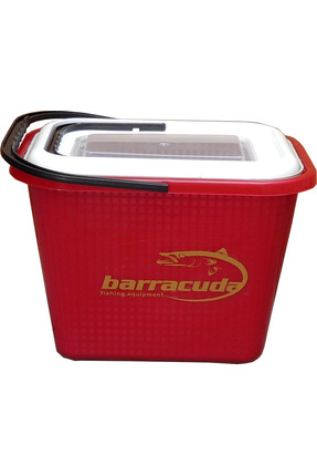 Barracuda Süzgeçli Balıkçı Kovası (Kırmızı)