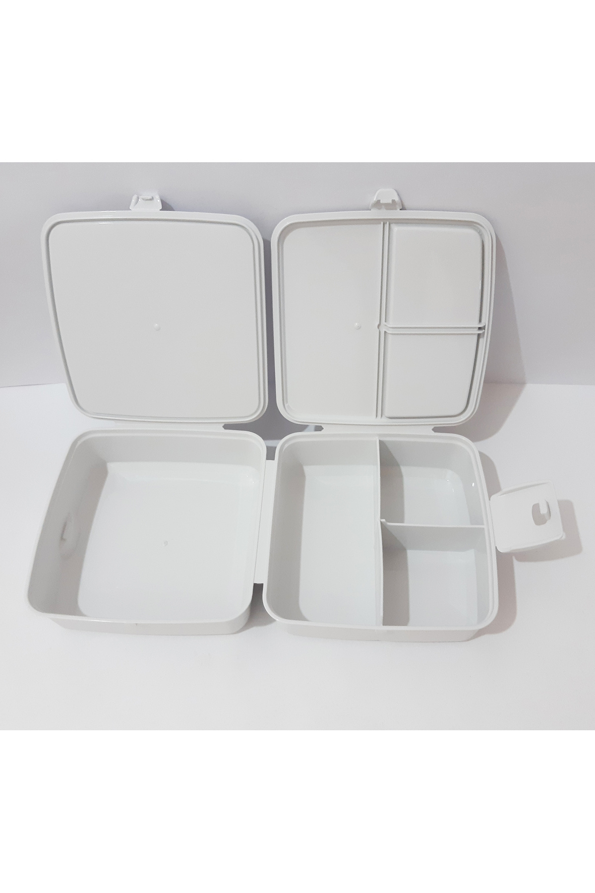 renkli çiçekler-Lunch Box 13X13X9 cm Patterned Lunch Box Food Storage Container for School 7
