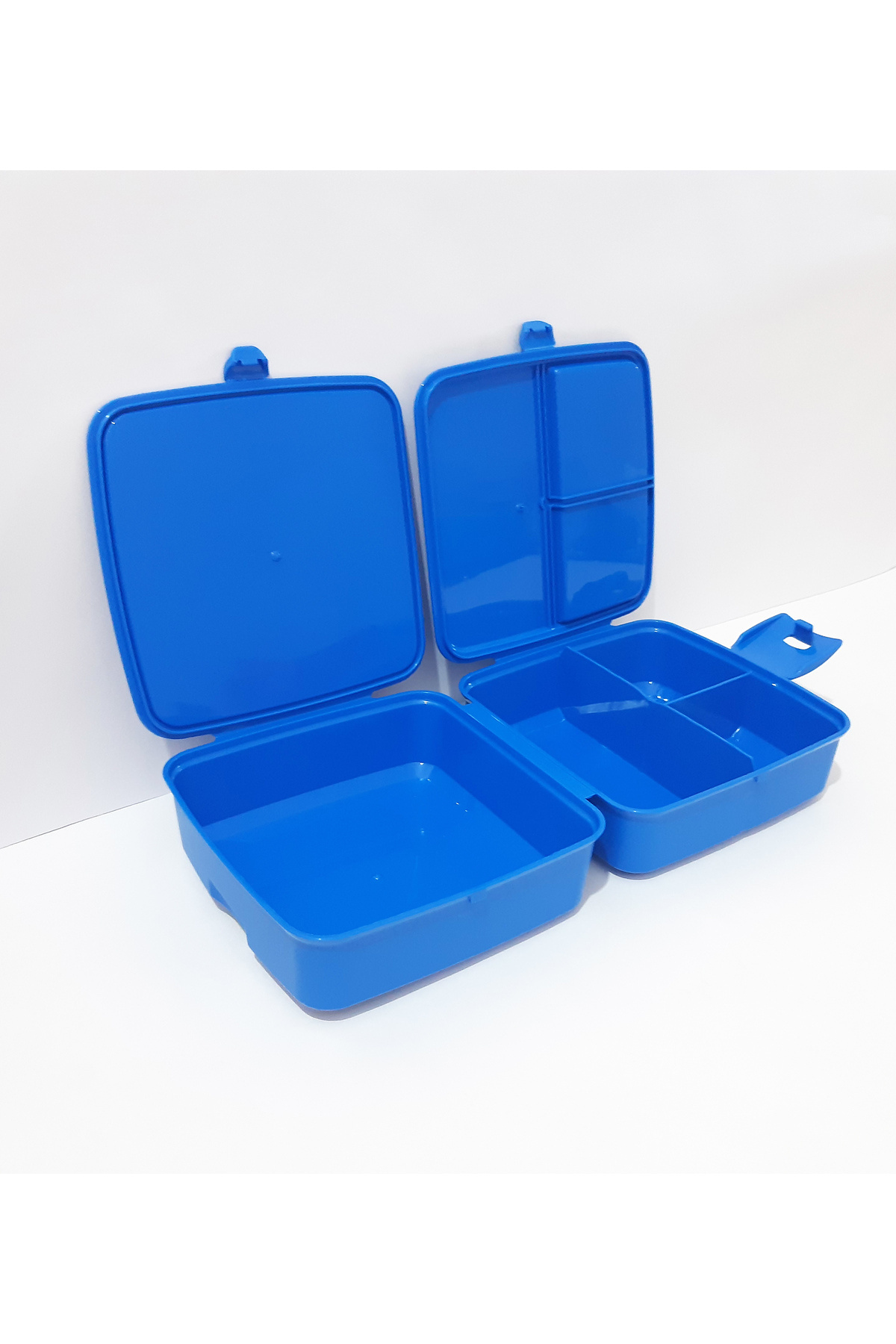 renkli çiçekler-Lunch Box 13X13X9 cm Patterned Lunch Box Food Storage Container for School 7