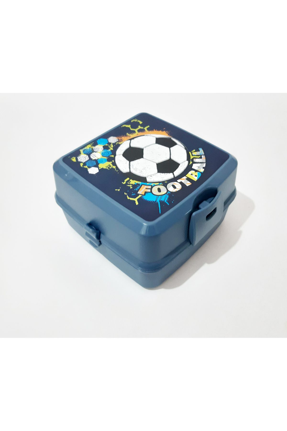renkli çiçekler-Lunch Box 13X13X9 cm Patterned Lunch Box Food Storage Container for School 3