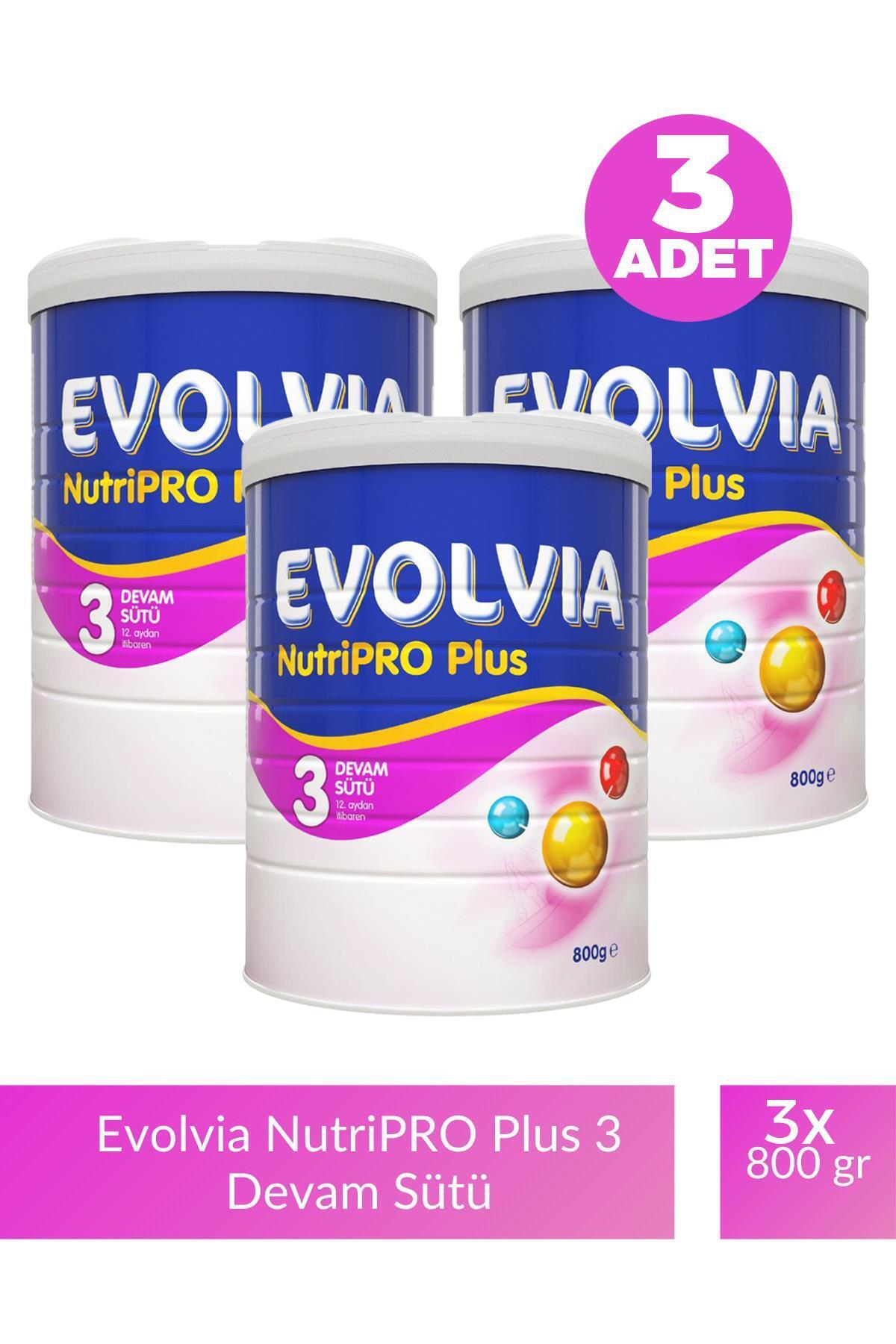 ASFSTORE Evolvia Nutripro Plus 3 Devam Sütü 800 gr 3 Adet