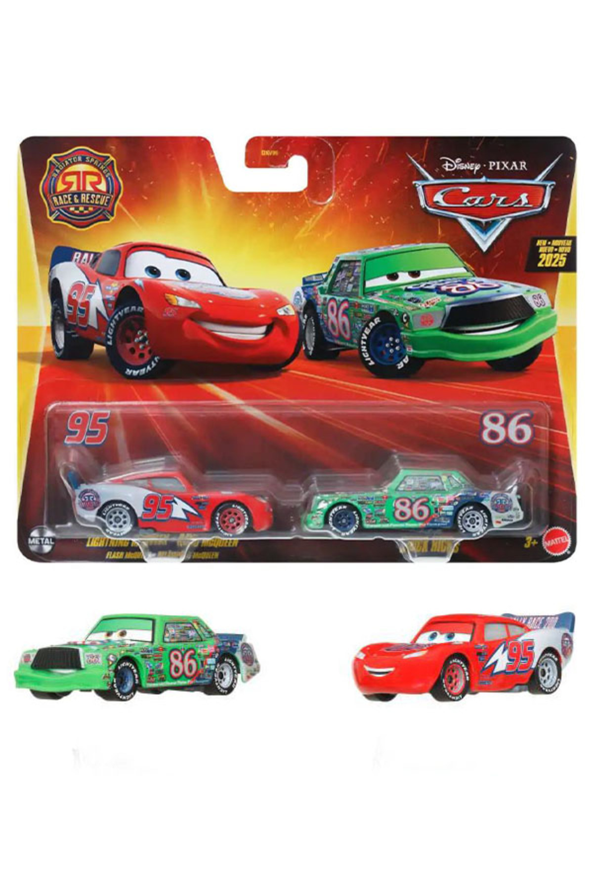 Cars Disney Pixar - İkili Karakter Araçlar Lihtning Mcqueen