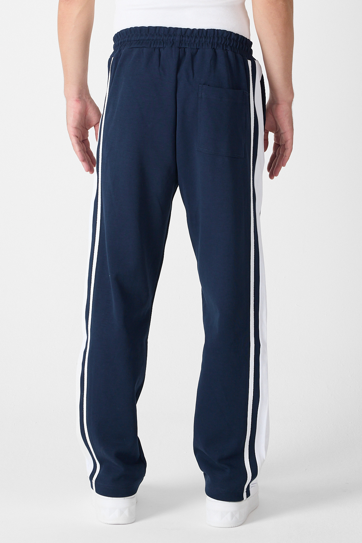 GEİO-Men's Oversize Waist Elastic Baggy Track Pants 8