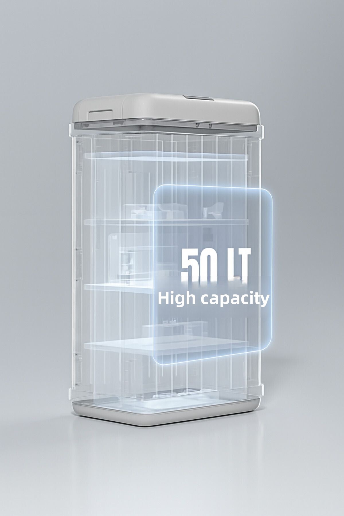 Kitchen Life-50 Lt Mega Size Motion Sensor Silent On/Off Multi-Purpose Garbage Bin with Sensor 2