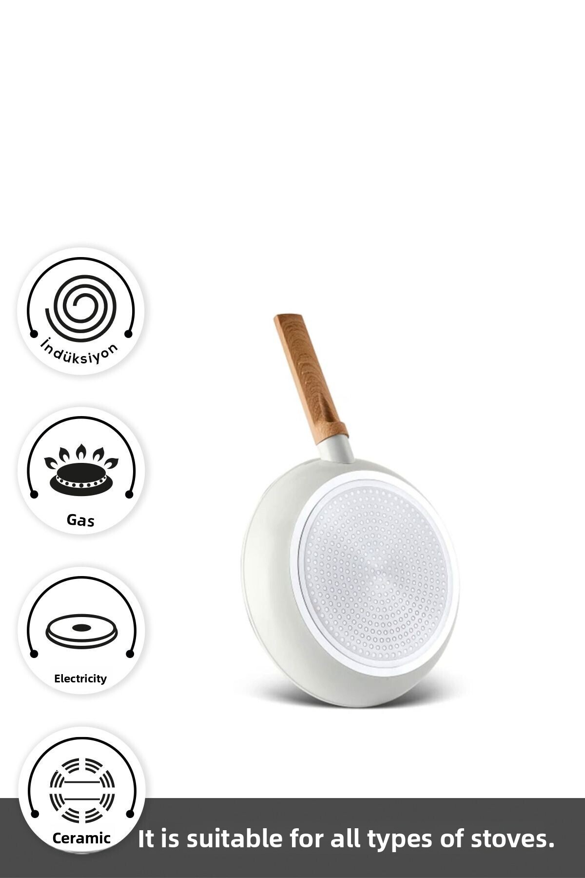 Karaca x Refika Swiss Crystal Mandľový krém Indukčná 7-dielna súprava hrncov a panvíc