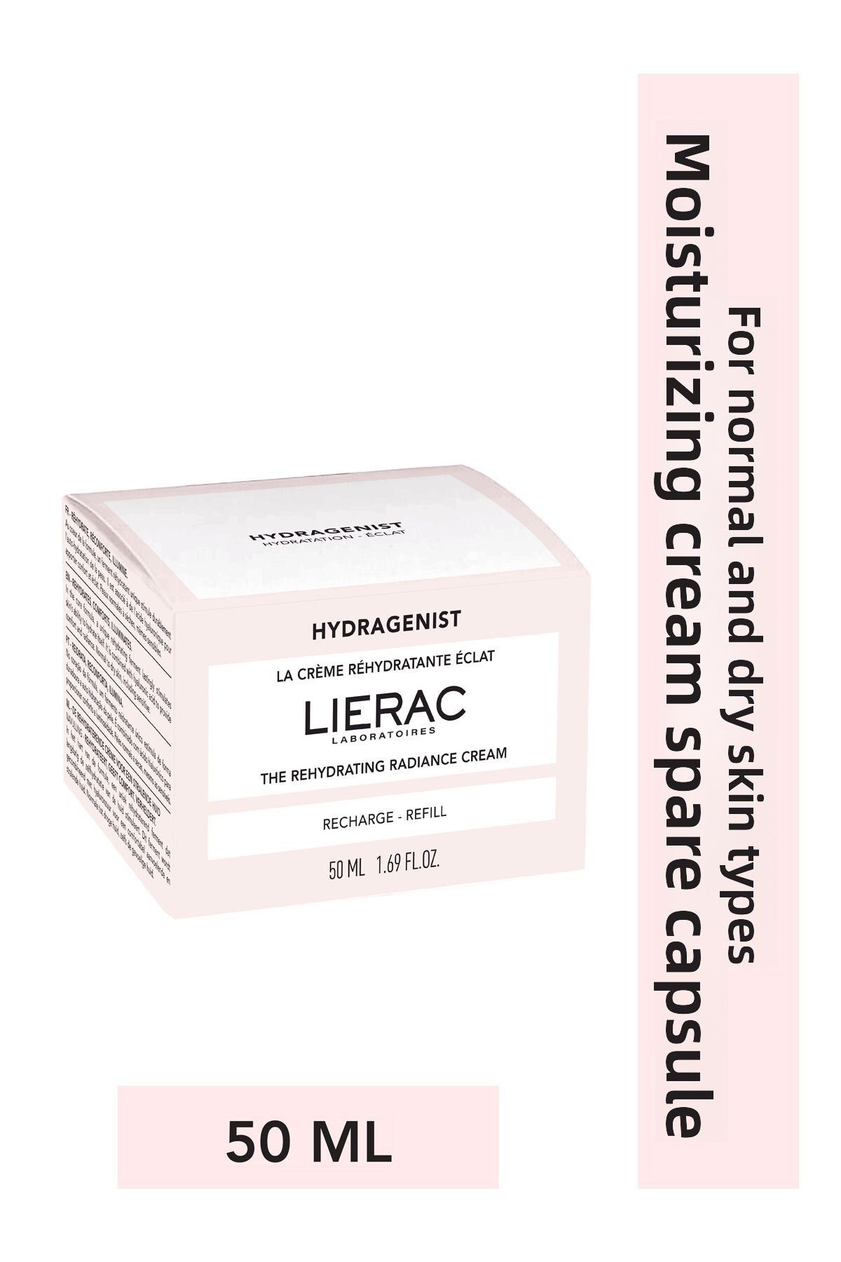 Lierac-Hydragenist Rehydrating Moisturizing, Radiating, Relaxing Face Cream Replacement Capsule 50 ml 1