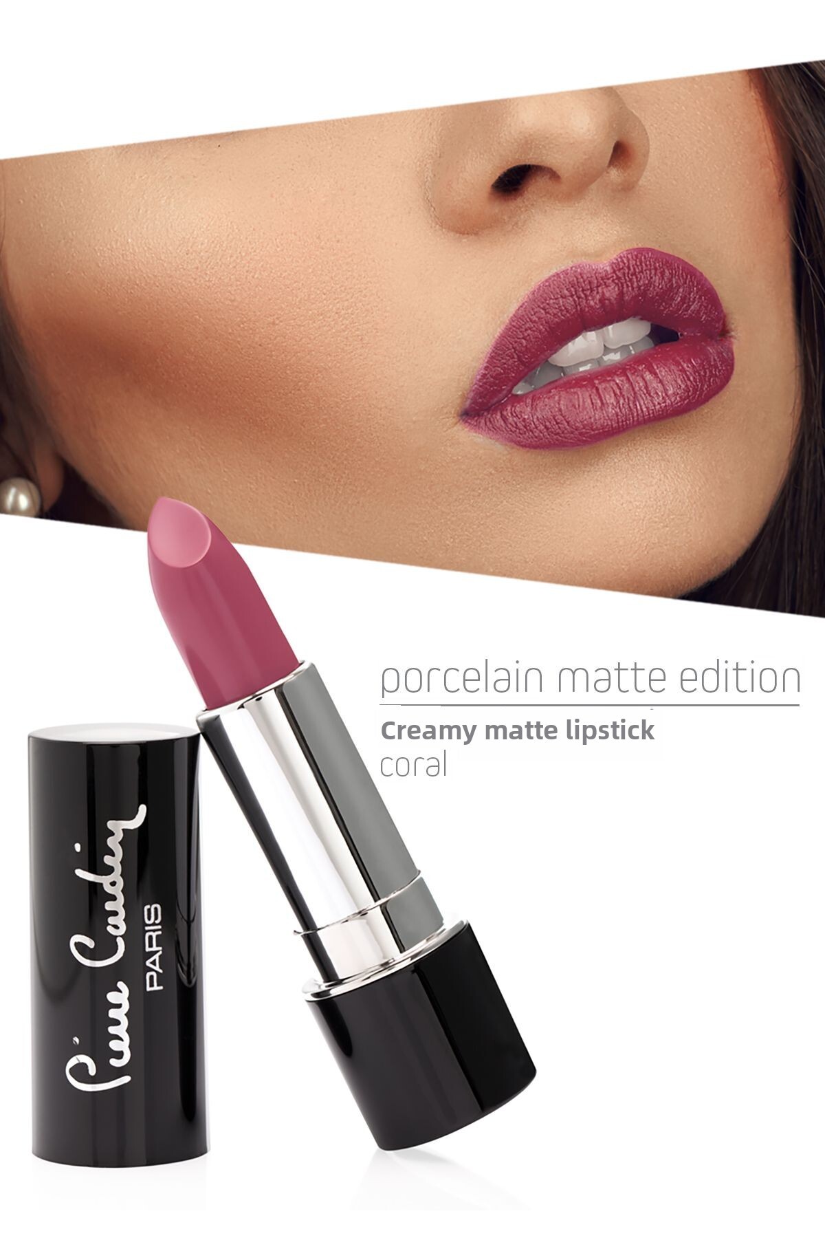Pierre Cardin Porcelain Matte Edition Lipstick - Coral -203