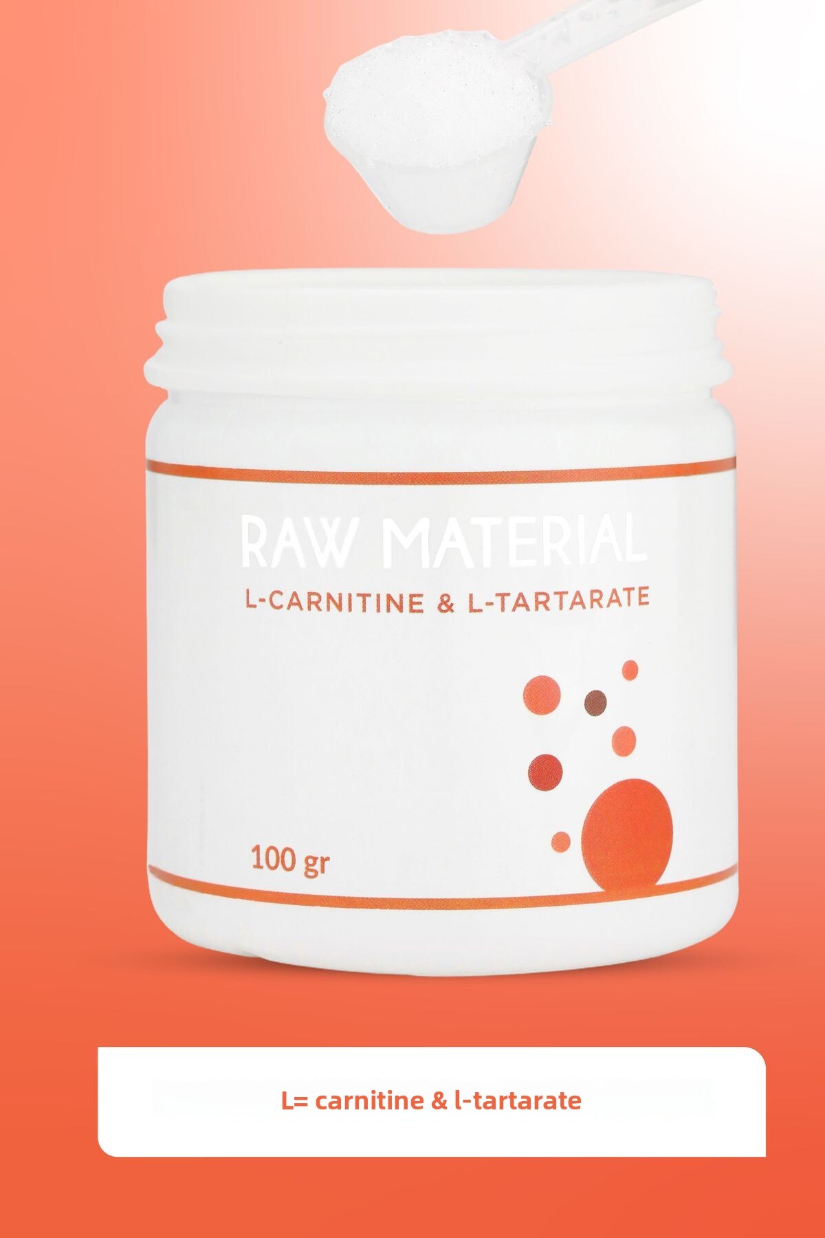 RAW Material L-Carnitine & L-Tartarate 100 Gr- Trendyol