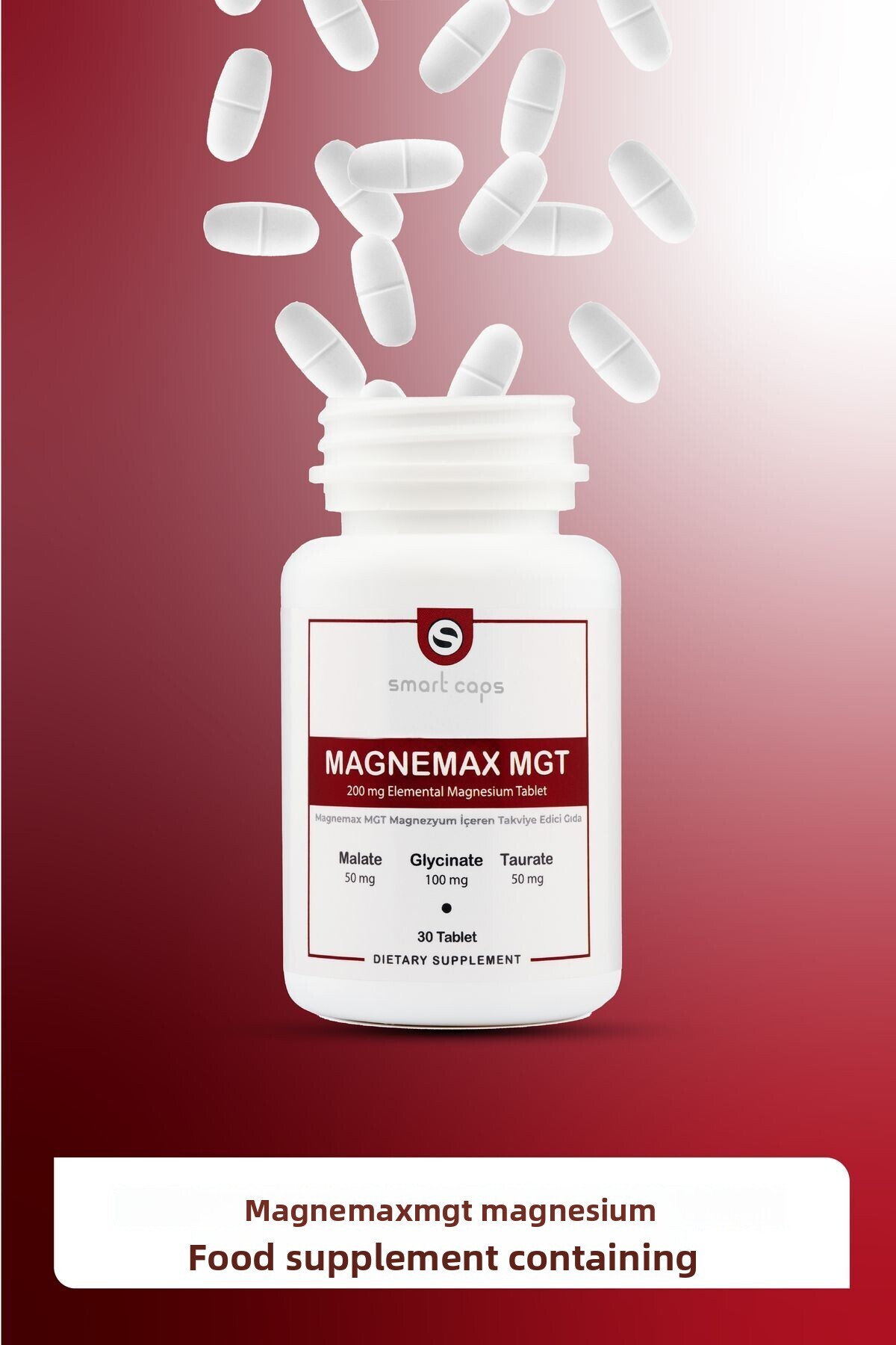 Smartcaps-Magnemax Mgt Magnesium Complex 30 Capsules 4