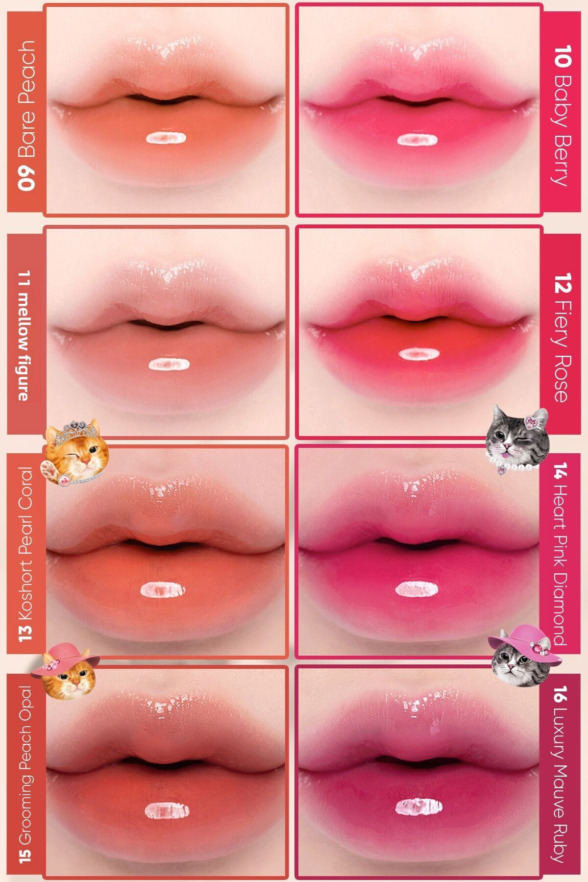 CLIO-Clio Crystal Glam Tint - Adhesiveness, Non-Giving, Intense Shining (11 Mellow Fig) 5