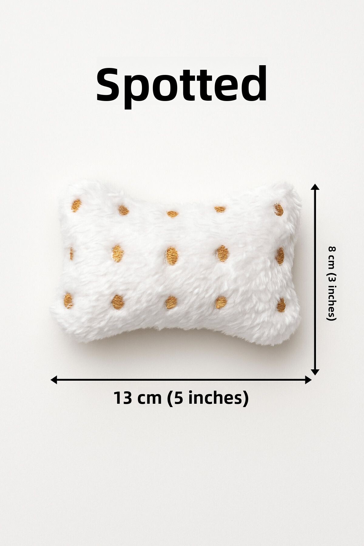 Lazy Paws-Cat Toy Interactive with Catnip and Bell, Stress Reliever, Relaxing Playmate - Spotted 2